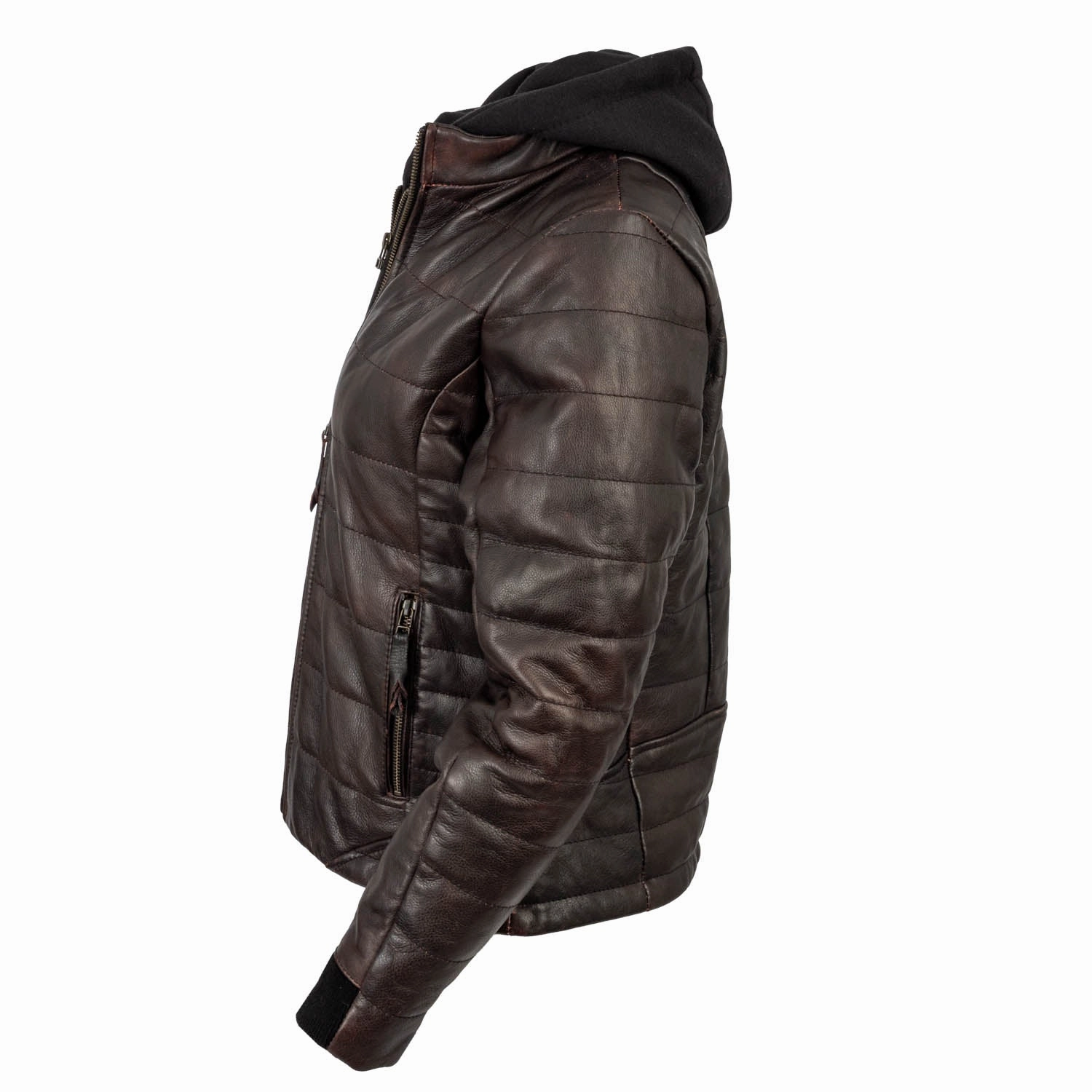 STS Ranchwear Womens Amberly Black Cherry Leather Jacket New Cut