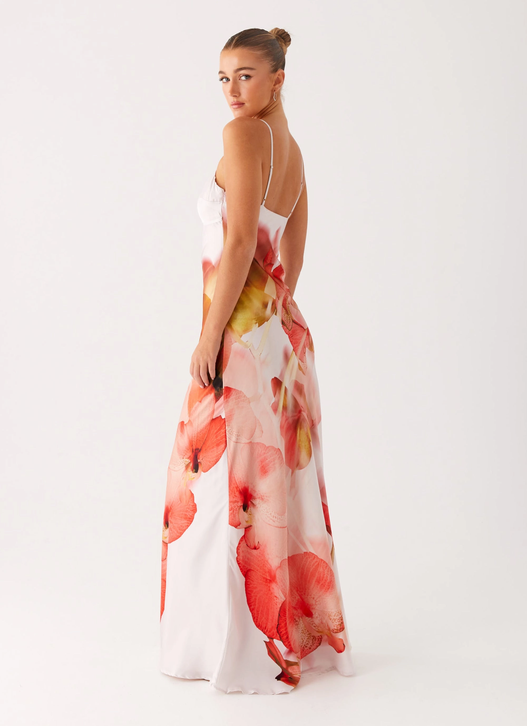 Pacha Maxi Dress - Peach Rose Basic Shape All Time Fit