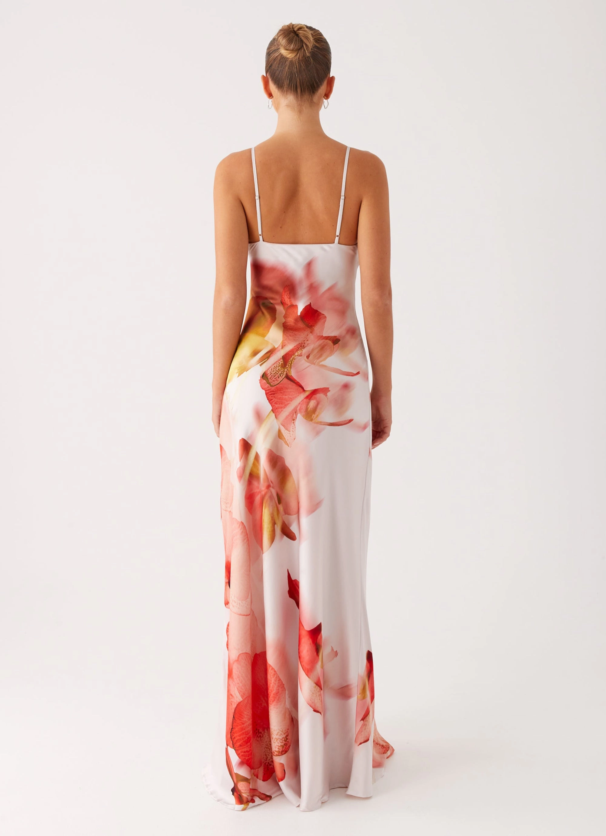 Runway-Ready Petite friendly Pacha Maxi Dress - Peach Rose