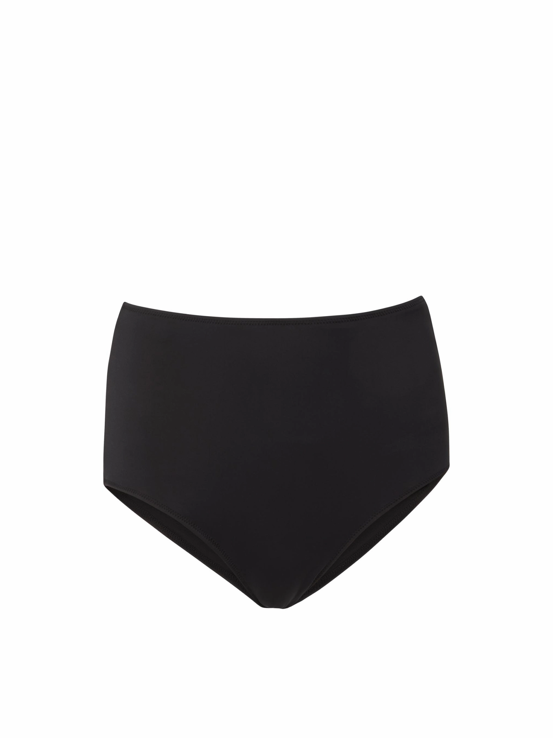 Family Fun Saltwater Safe Classic High Waist Bottom Black