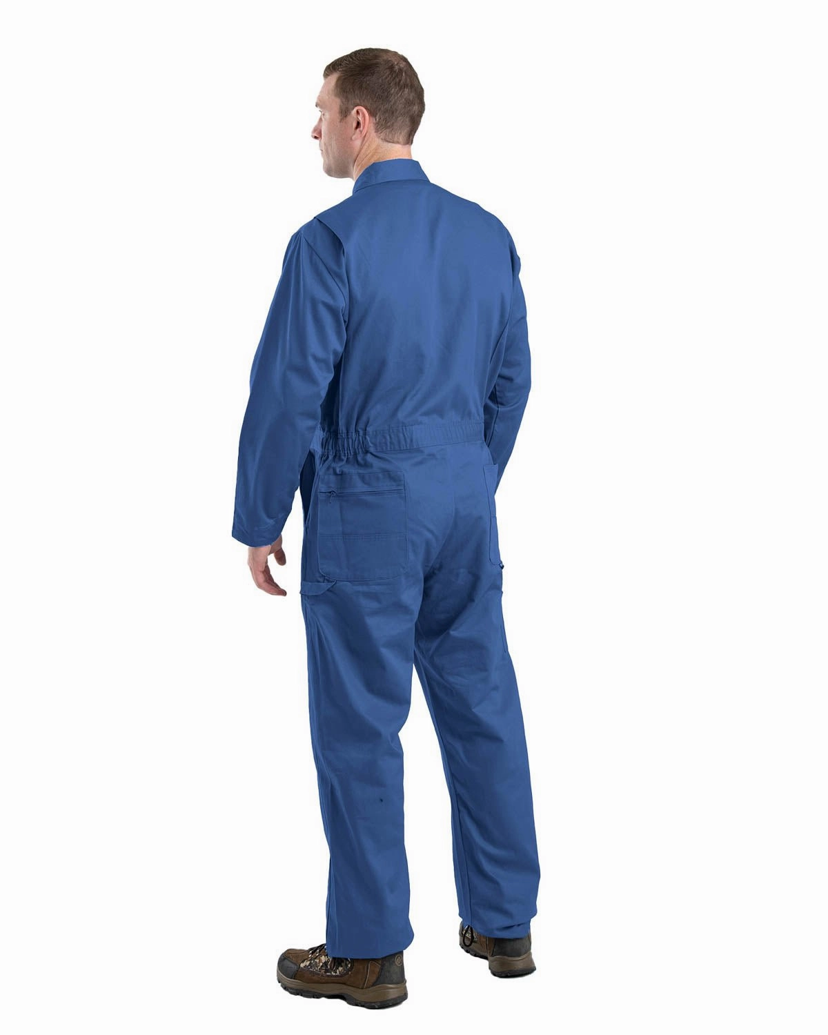 Berne Mens Postman Blue 100% Cotton Deluxe Unlined Coverall Modern Street No Static