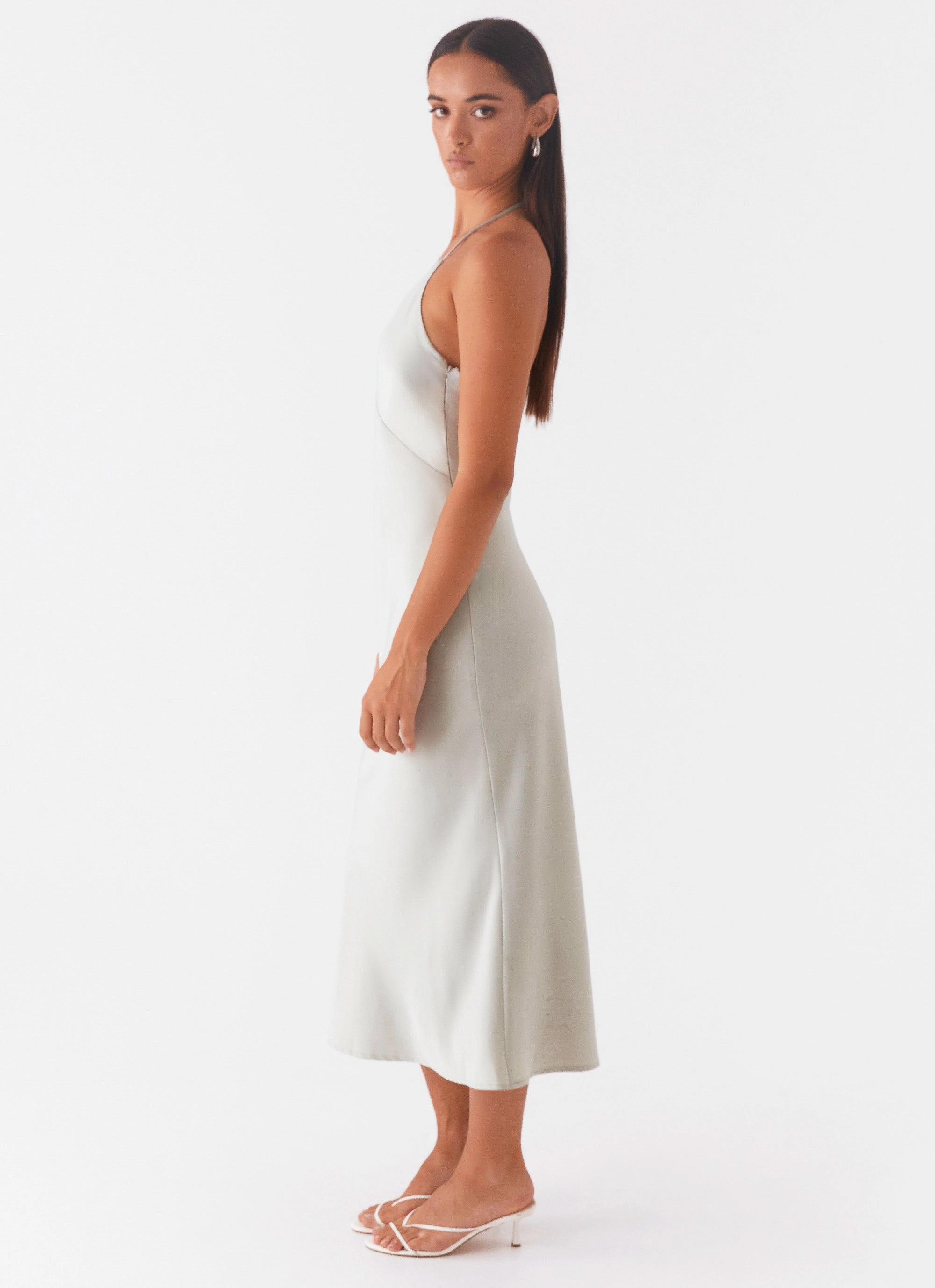 High Note Midi Dress - Sage Smart Fit Wear Formal Choice