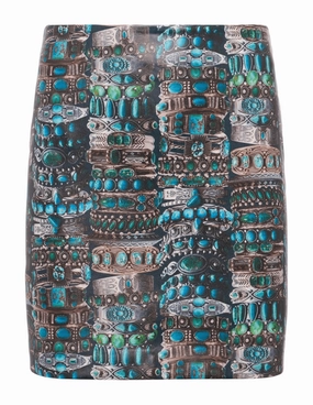 Hygienic Coating L'AGENCE Livia Vegan Leather Mini Skirt