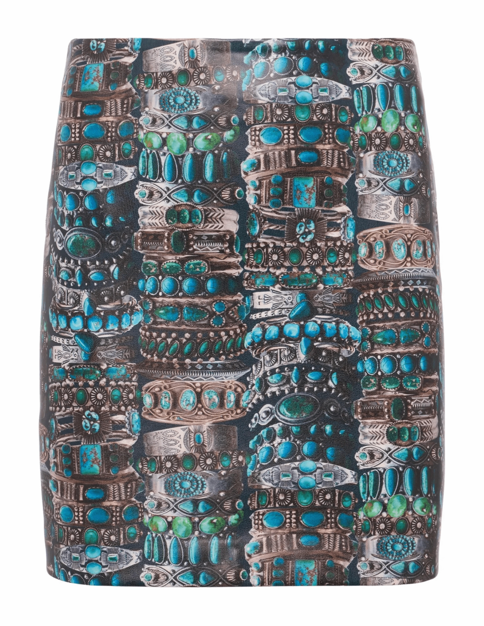 Hygienic Coating L'AGENCE Livia Vegan Leather Mini Skirt