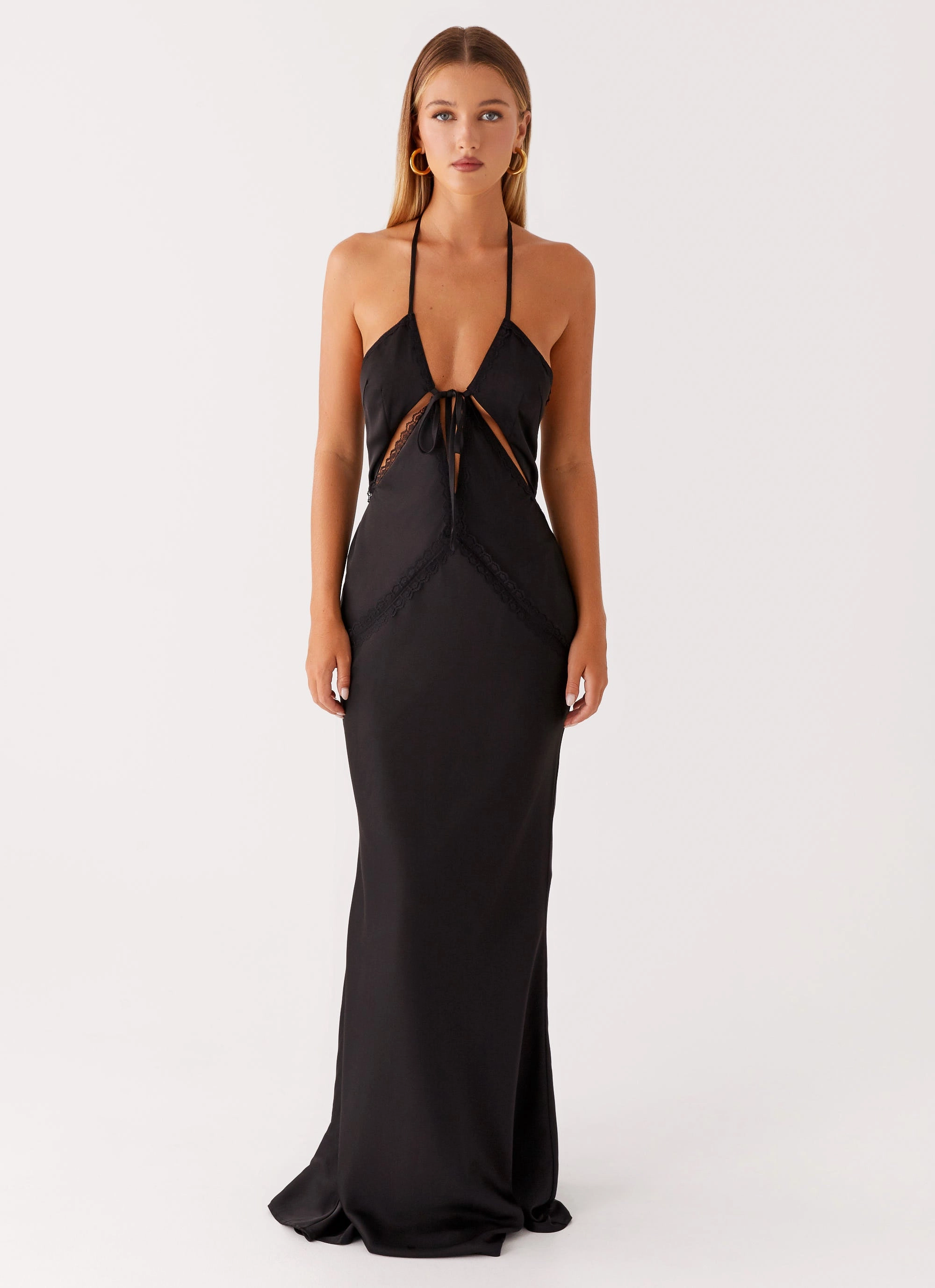Highway Maxi Dress - Black Chilly Weather Wear
