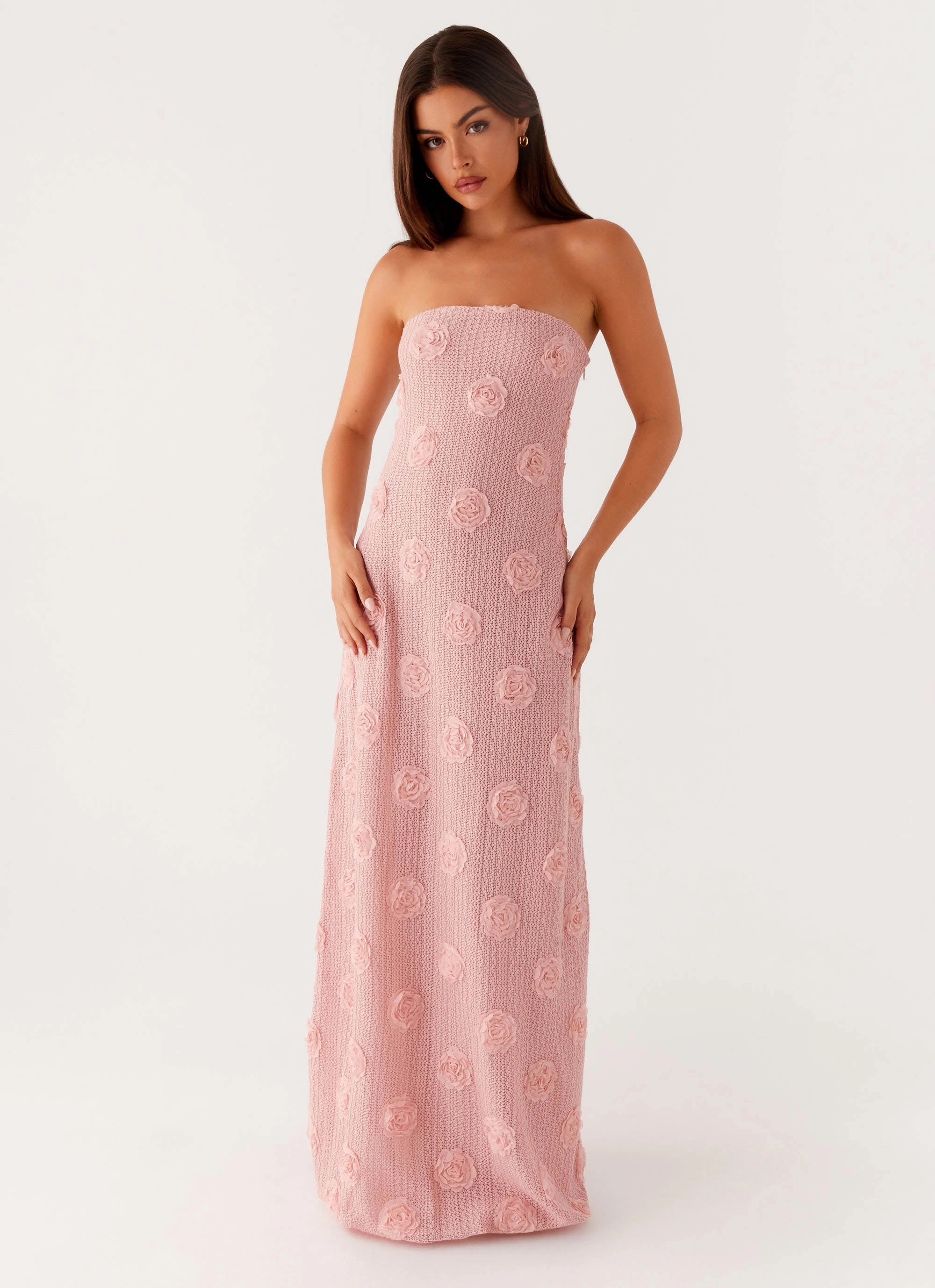 Holly Maxi Dress - Pink Casual-Look
