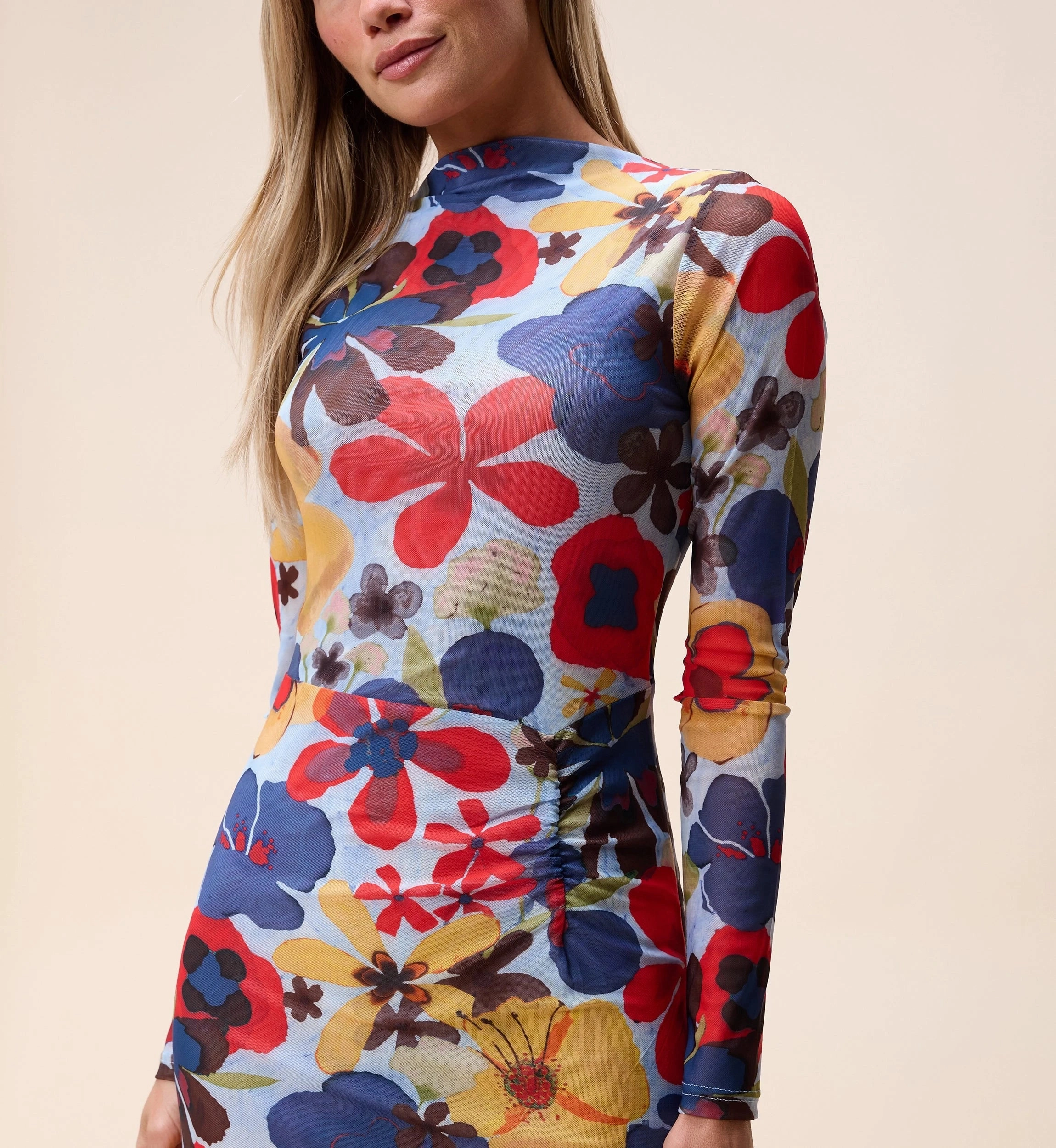 Katya Midi Dress |  Foraged Violets Heather Ergonomic Cut Yarn Dyed Fabric