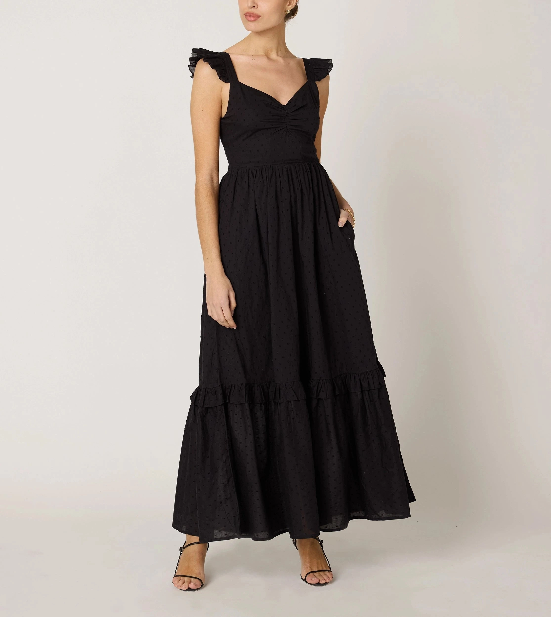 Nica Maxi Dress | Black BoxyCrop