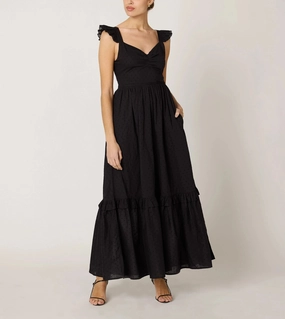 Nica Maxi Dress | Black BoxyCrop