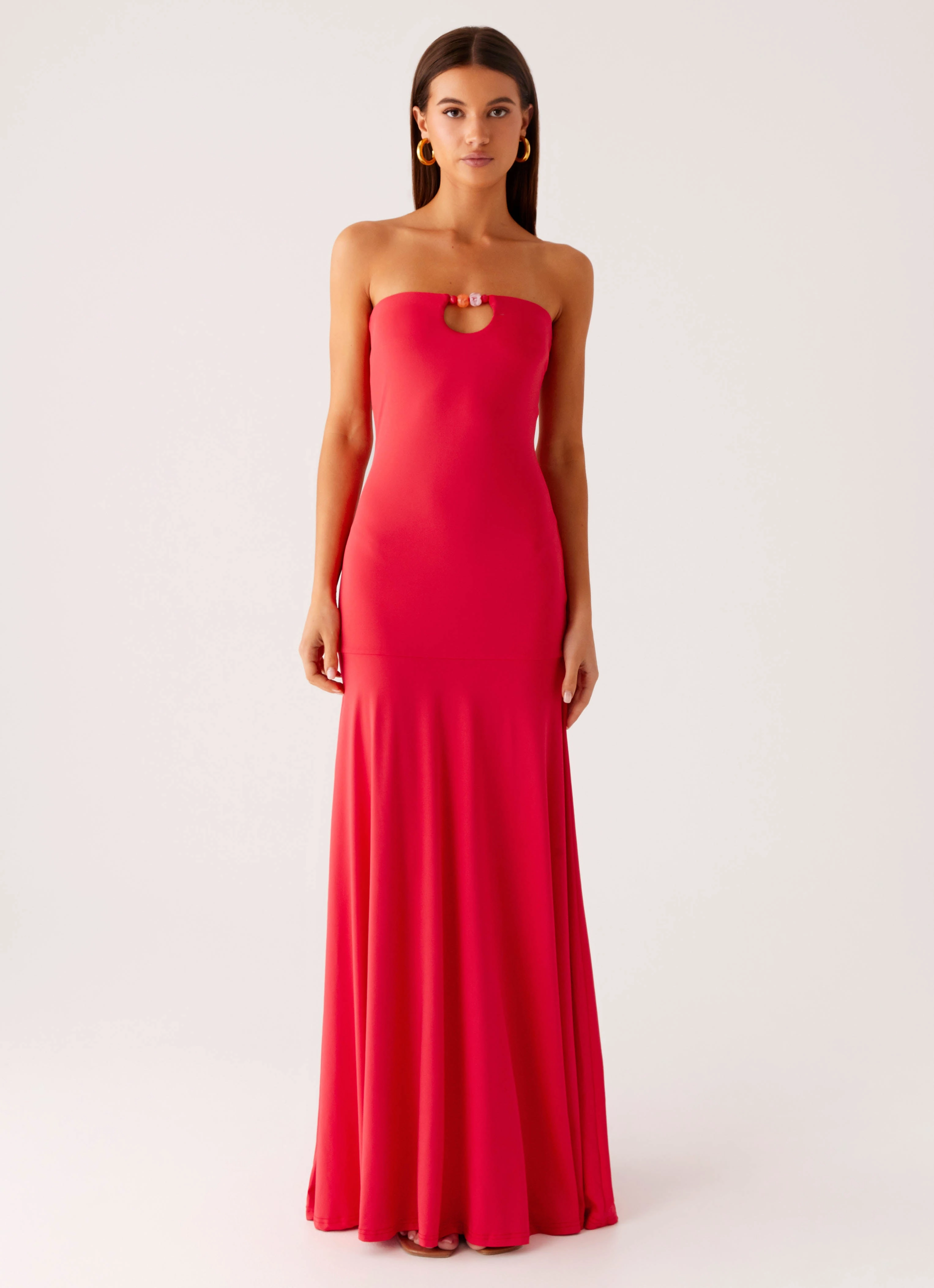 Smart Design Hurts Like Hell Maxi Dress - Pink