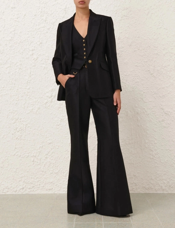 Hypnotic Flare Pant in Black High Durability Stitching HypoallergenicMaterial