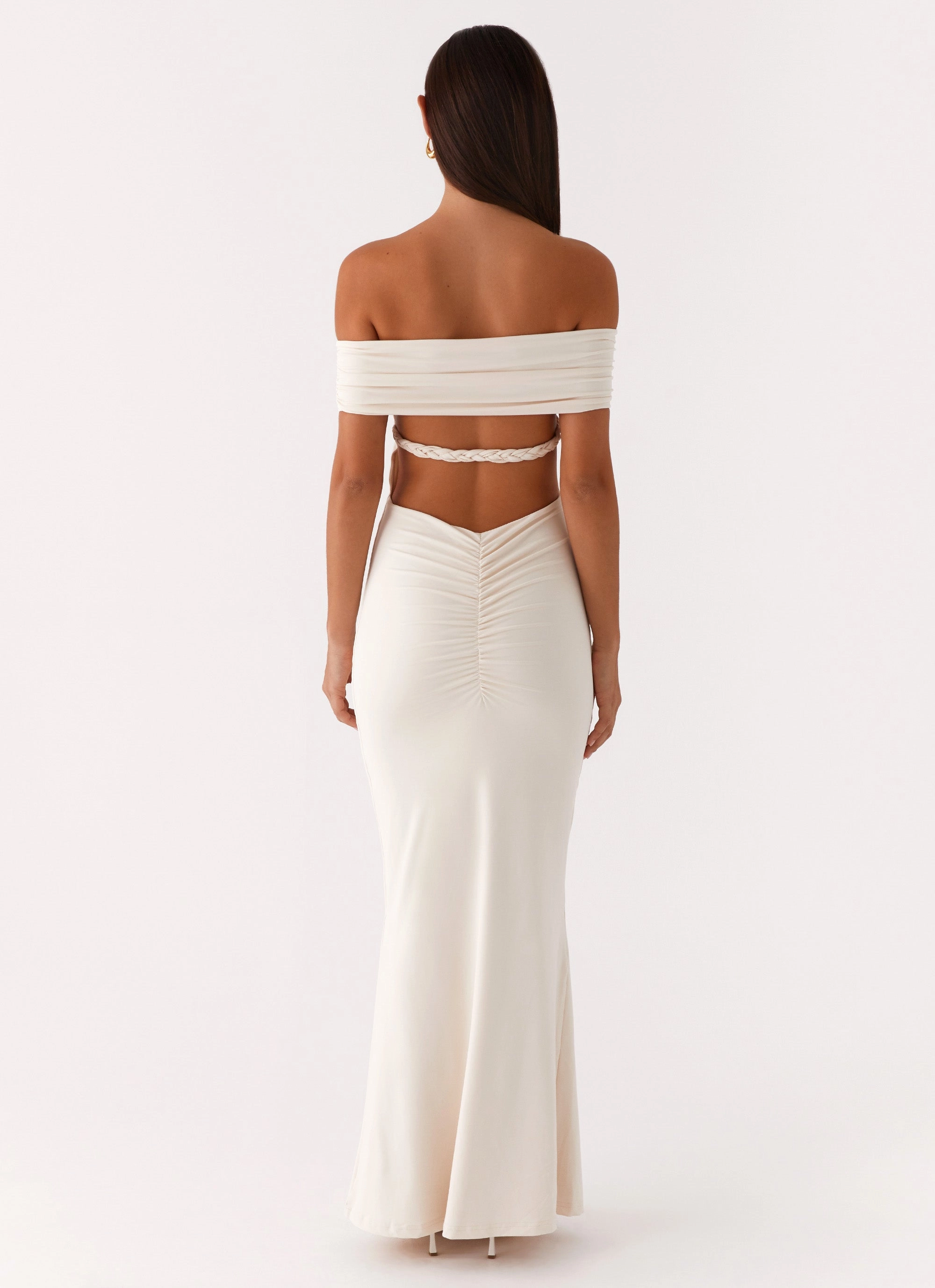 Illusion Maxi Dress - Ivory All Look Practical-Style