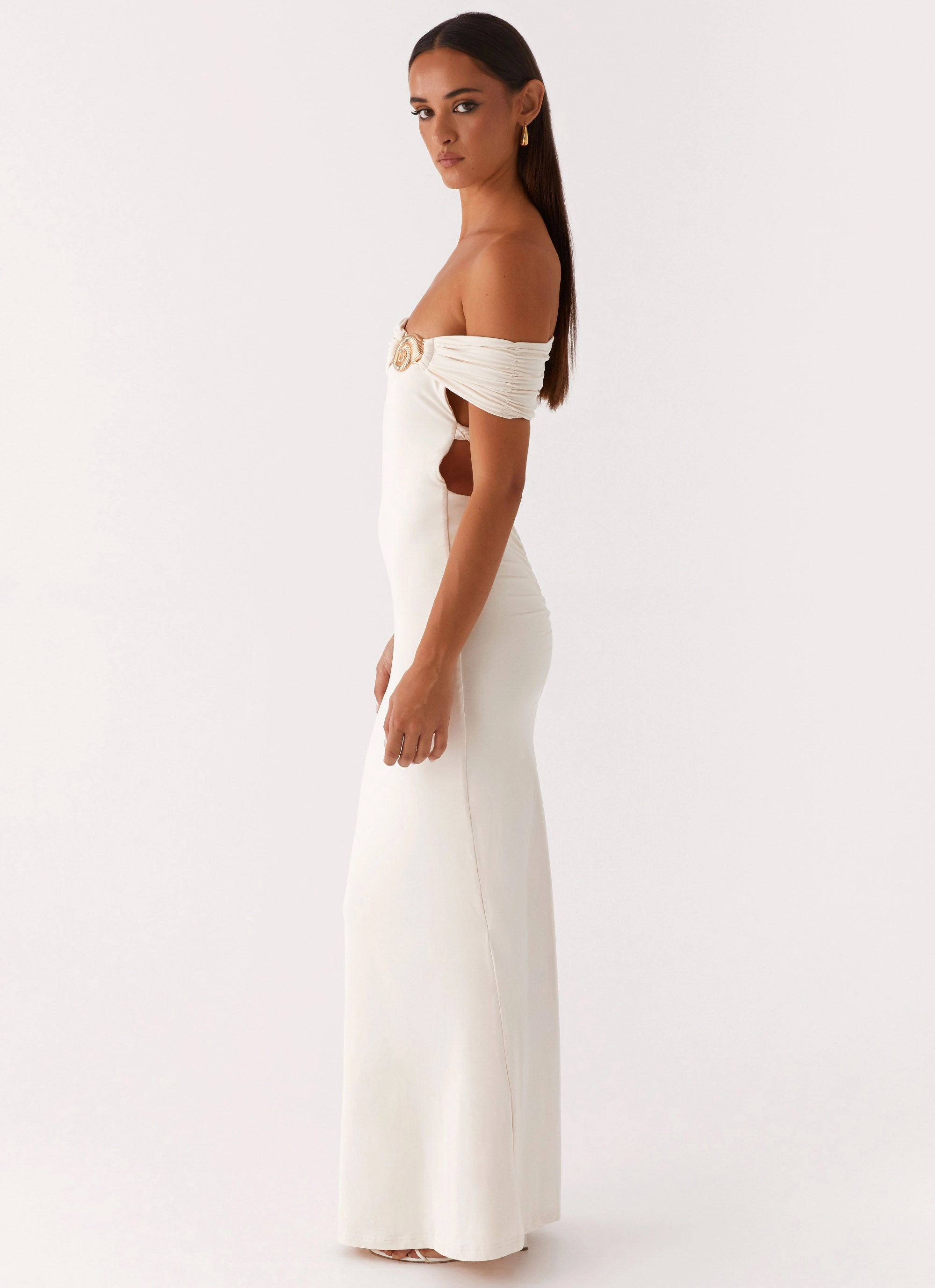 Illusion Maxi Dress - Ivory Smooth Blend Seasonal Style