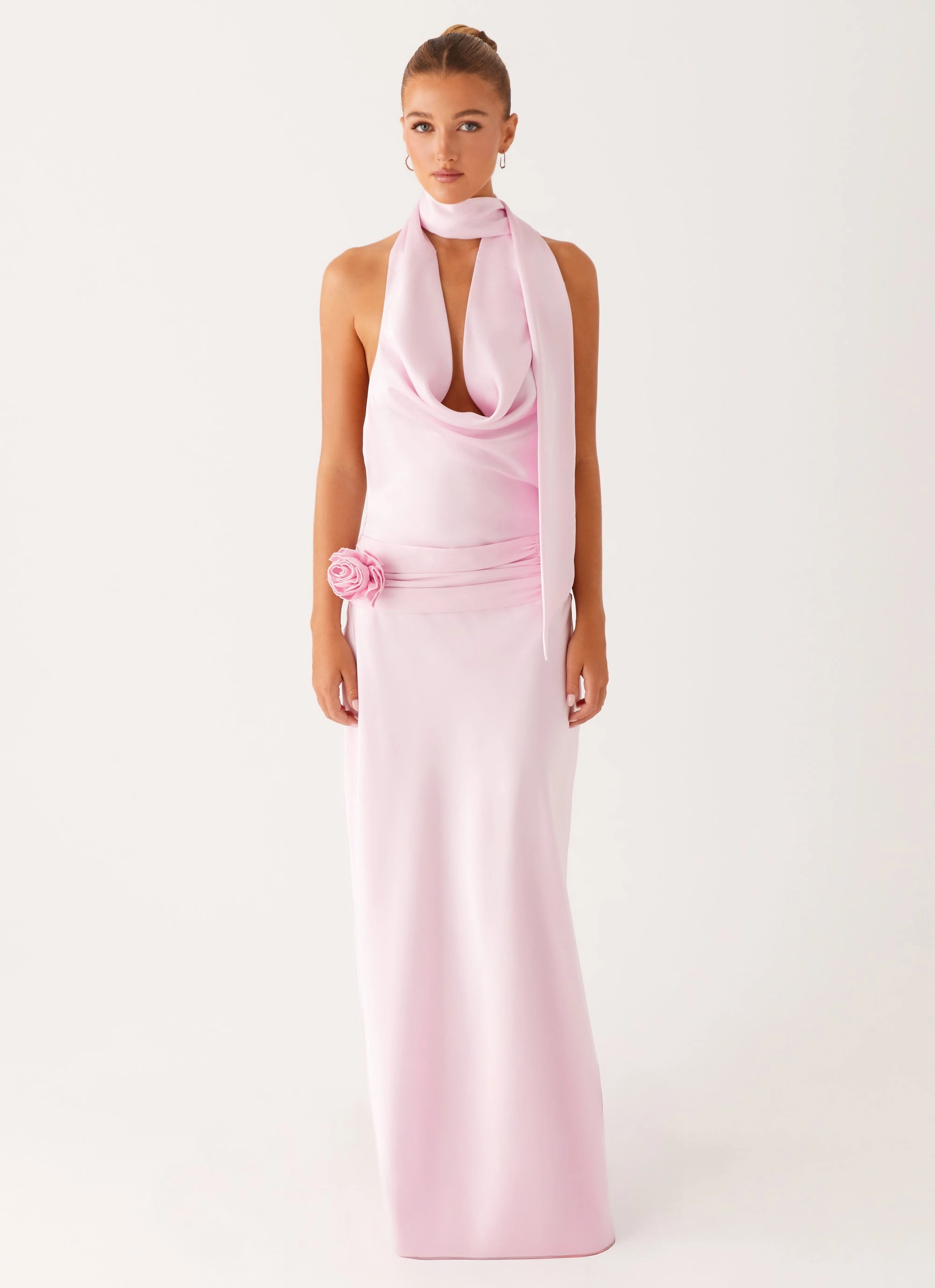 Modern Cut Imani Maxi Dress - Pink