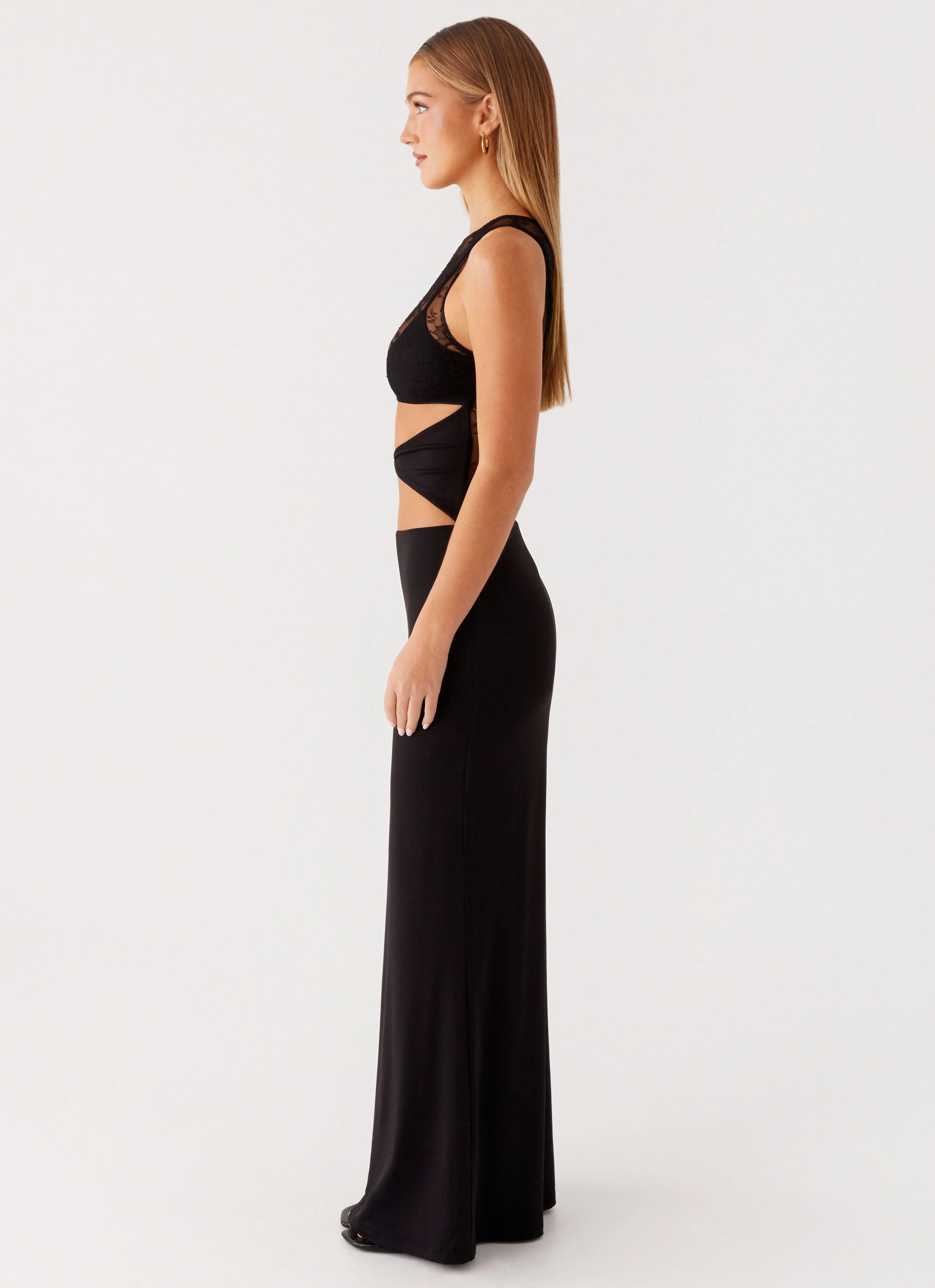 Imperial Maxi Dress - Black Everyday Movement