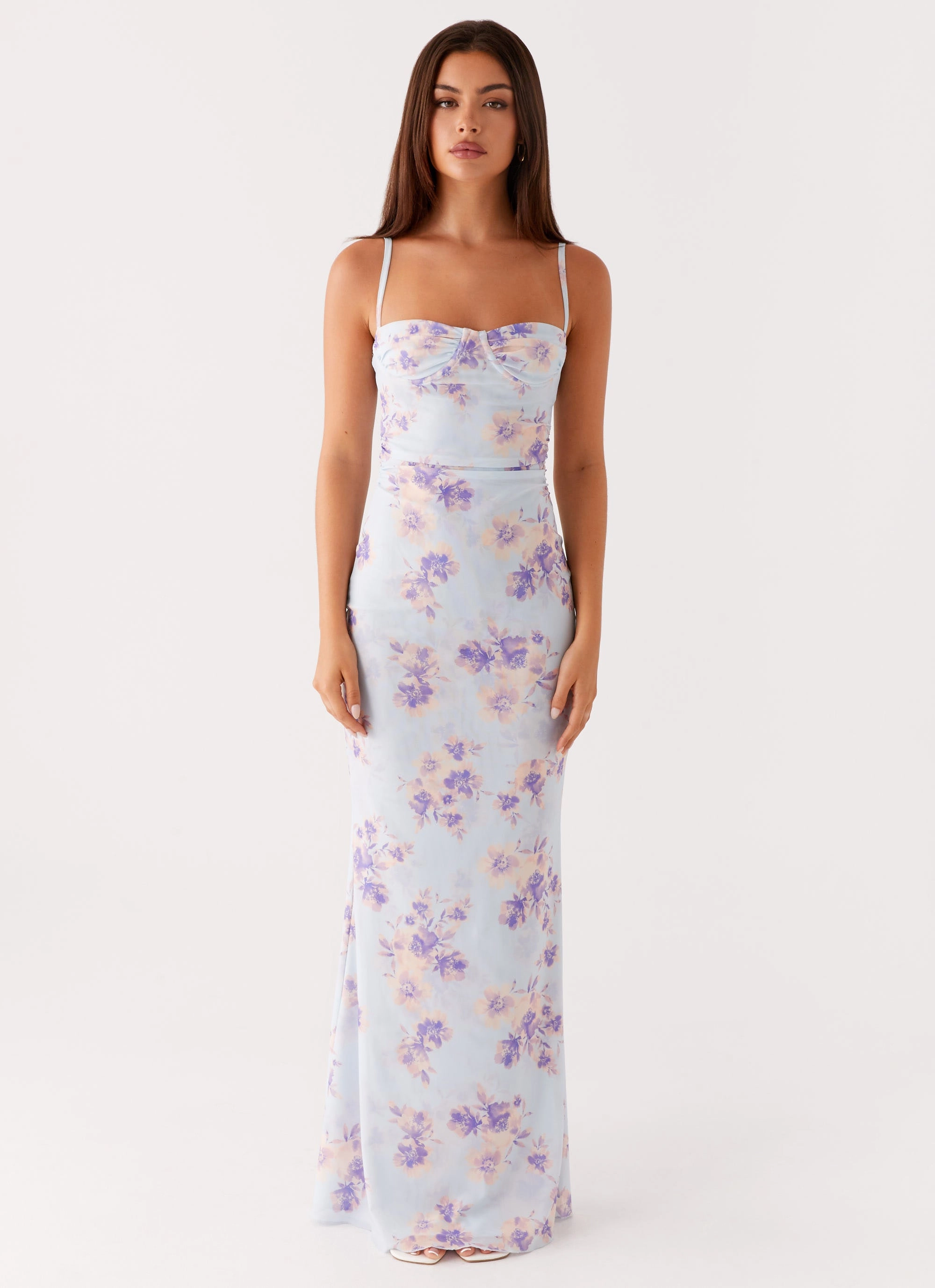 Impress Maxi Dress - Print Fitted Neat Casual day-to-night piece