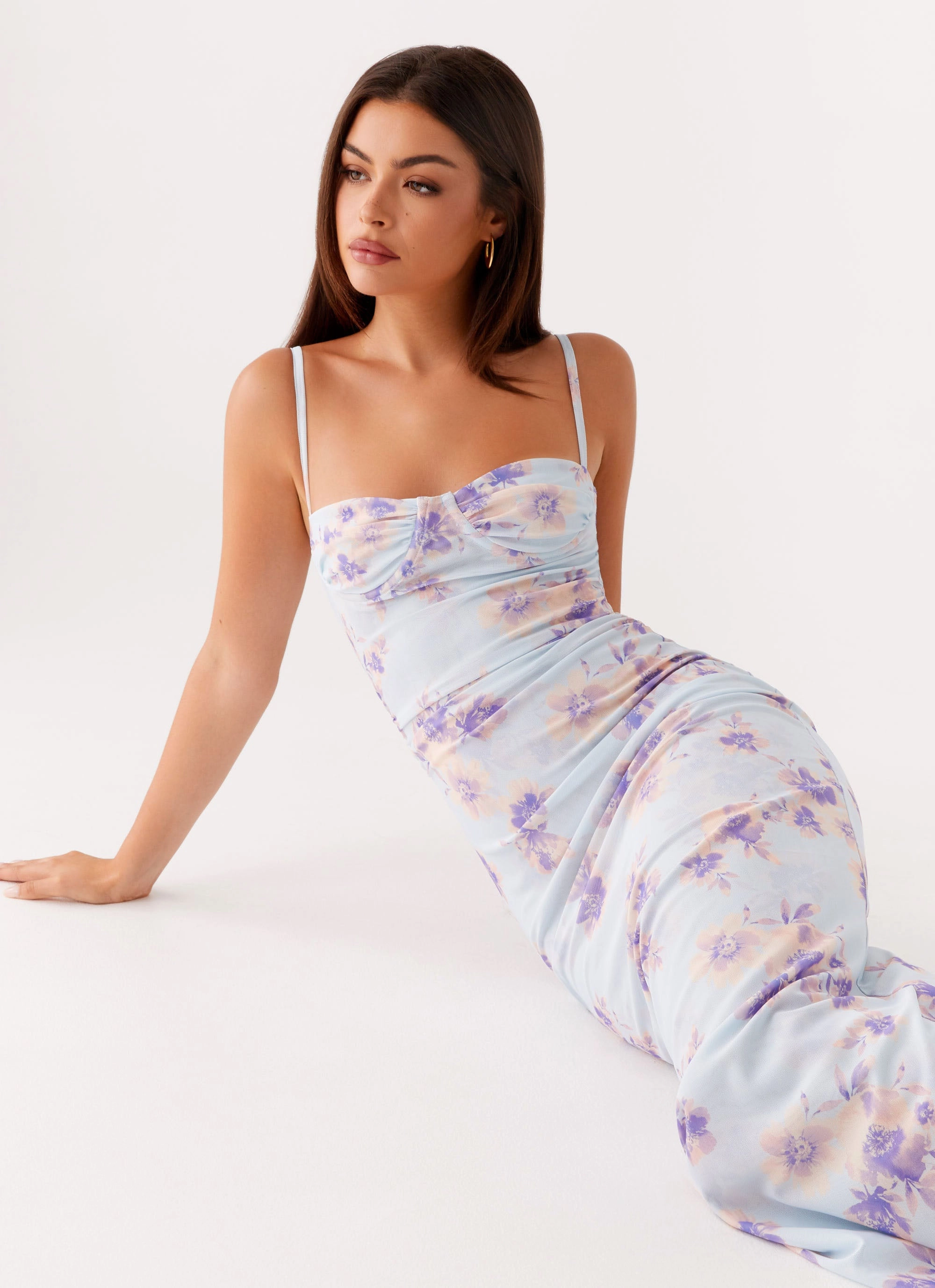 Impress Maxi Dress - Print Fresh Palette Smooth silhouette