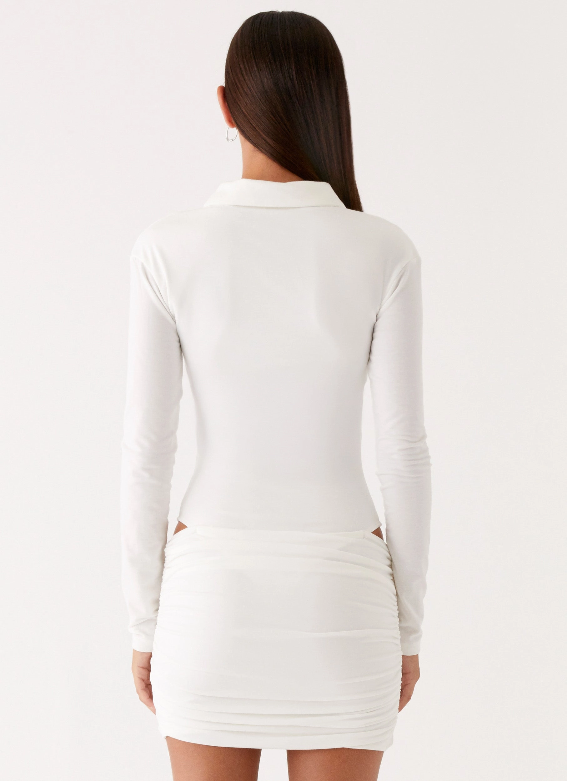Indah Mini Dress - White Everyday Comfort Smooth Fit