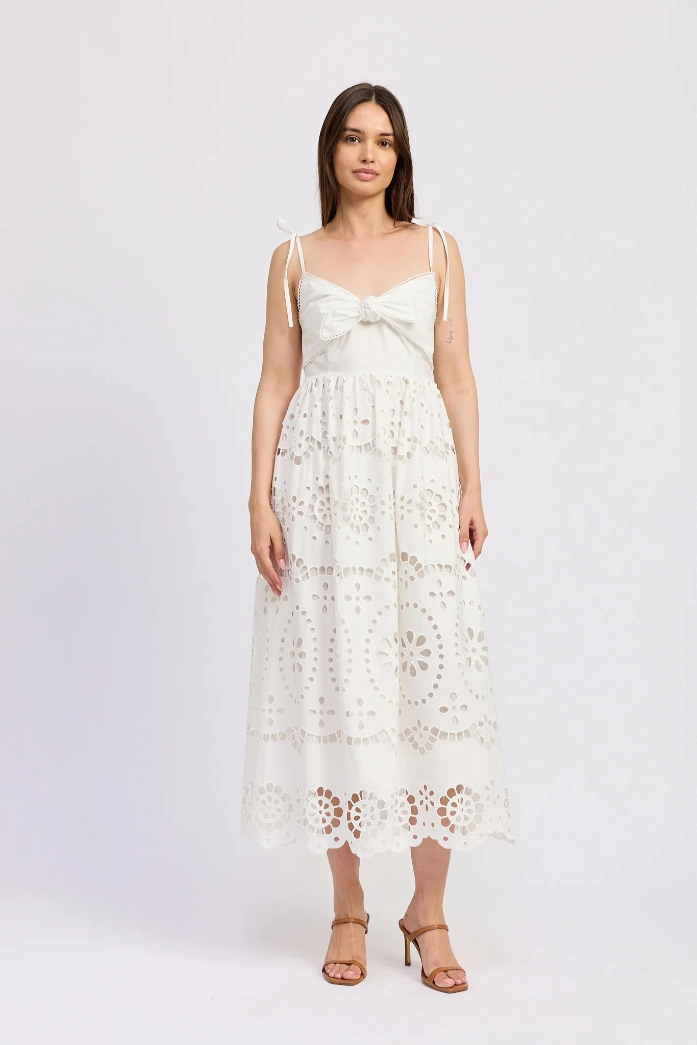 Day-To-Night Wear Isabella Embroidered Midi Dress
