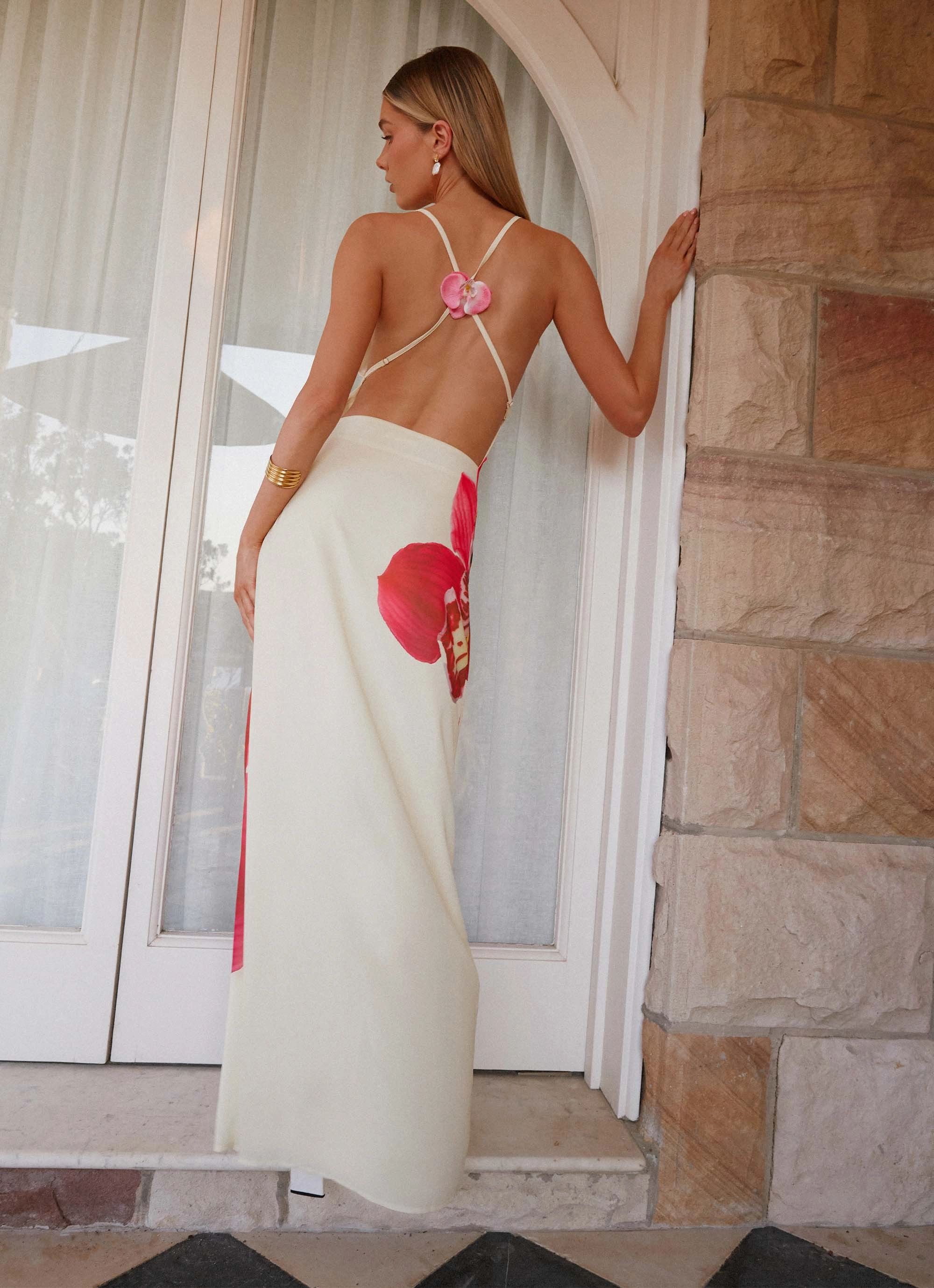 Spring Garden Soft and Stylish Island Girl Maxi Dress - Yellow