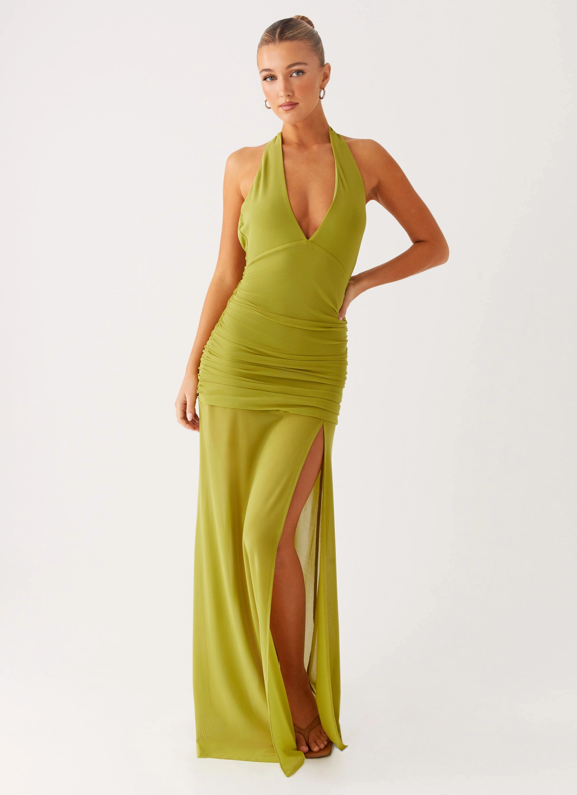 Breezy Comfort Island Muse Dress - Lime