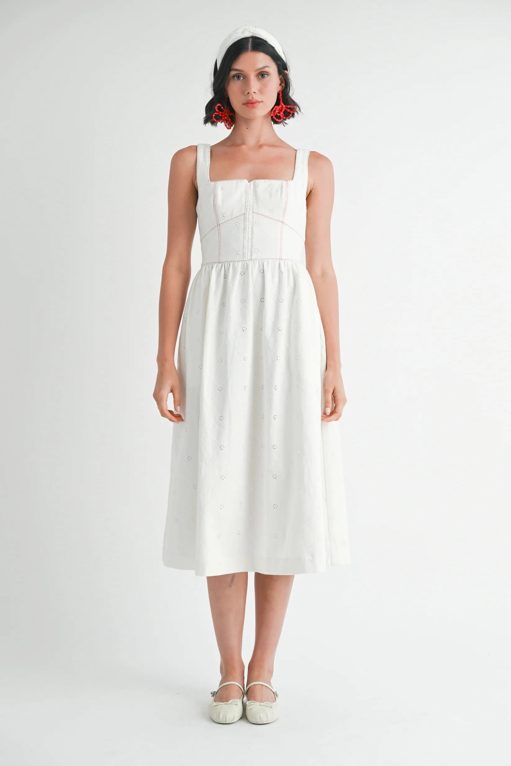 Isolde Midi Dress Bold Movement Simplistic Mood