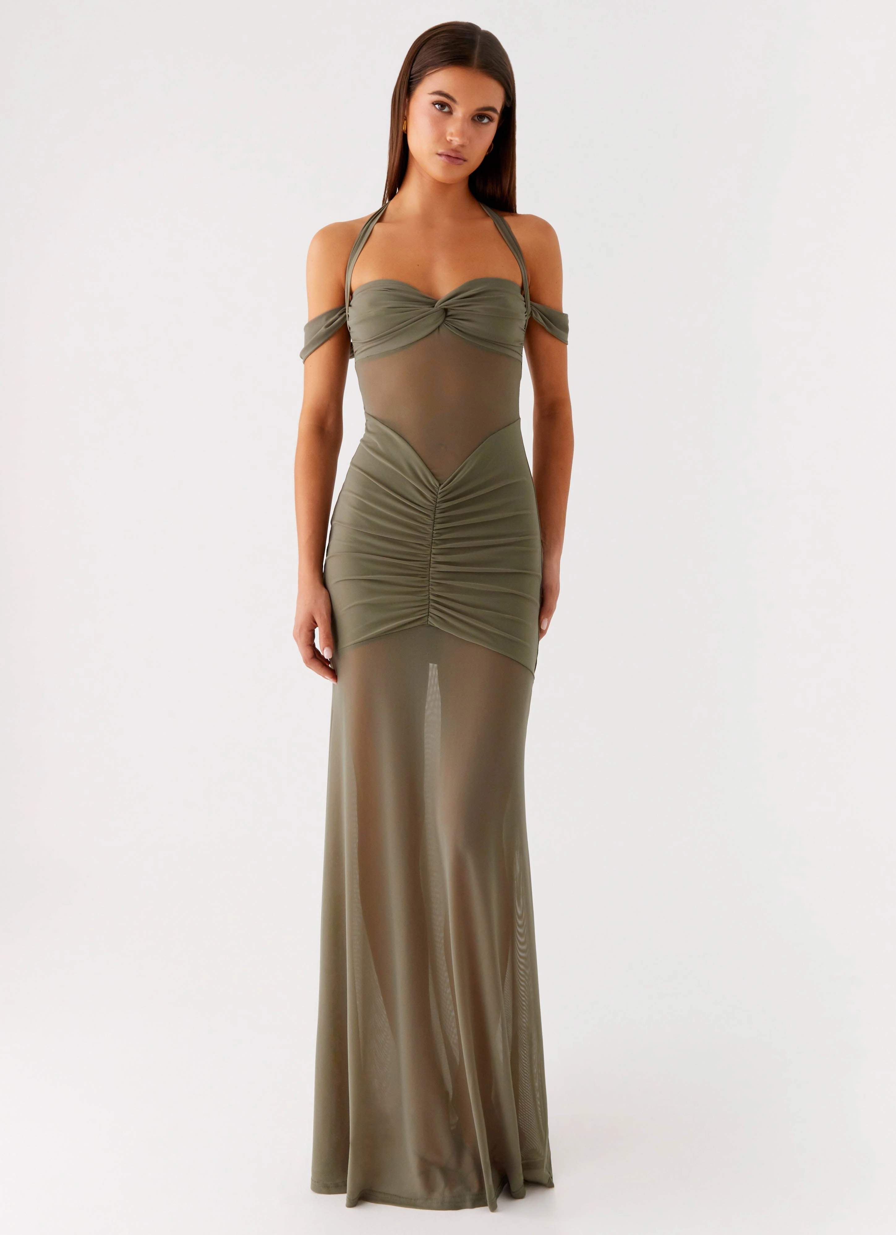 Neat Stitch Ivy Lane Maxi Dress - Olive