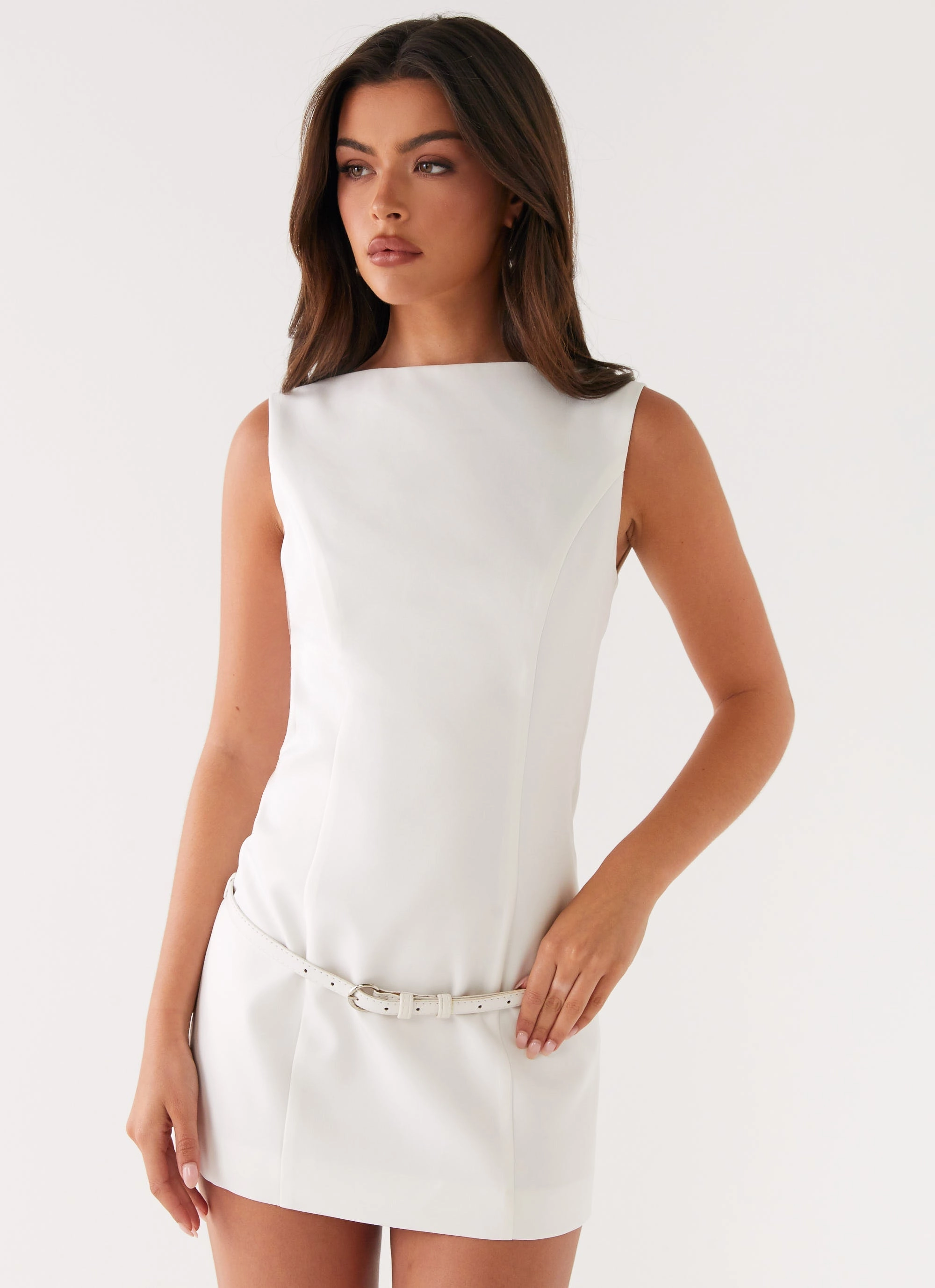 Effortless Wear Jaci Mini Dress - White