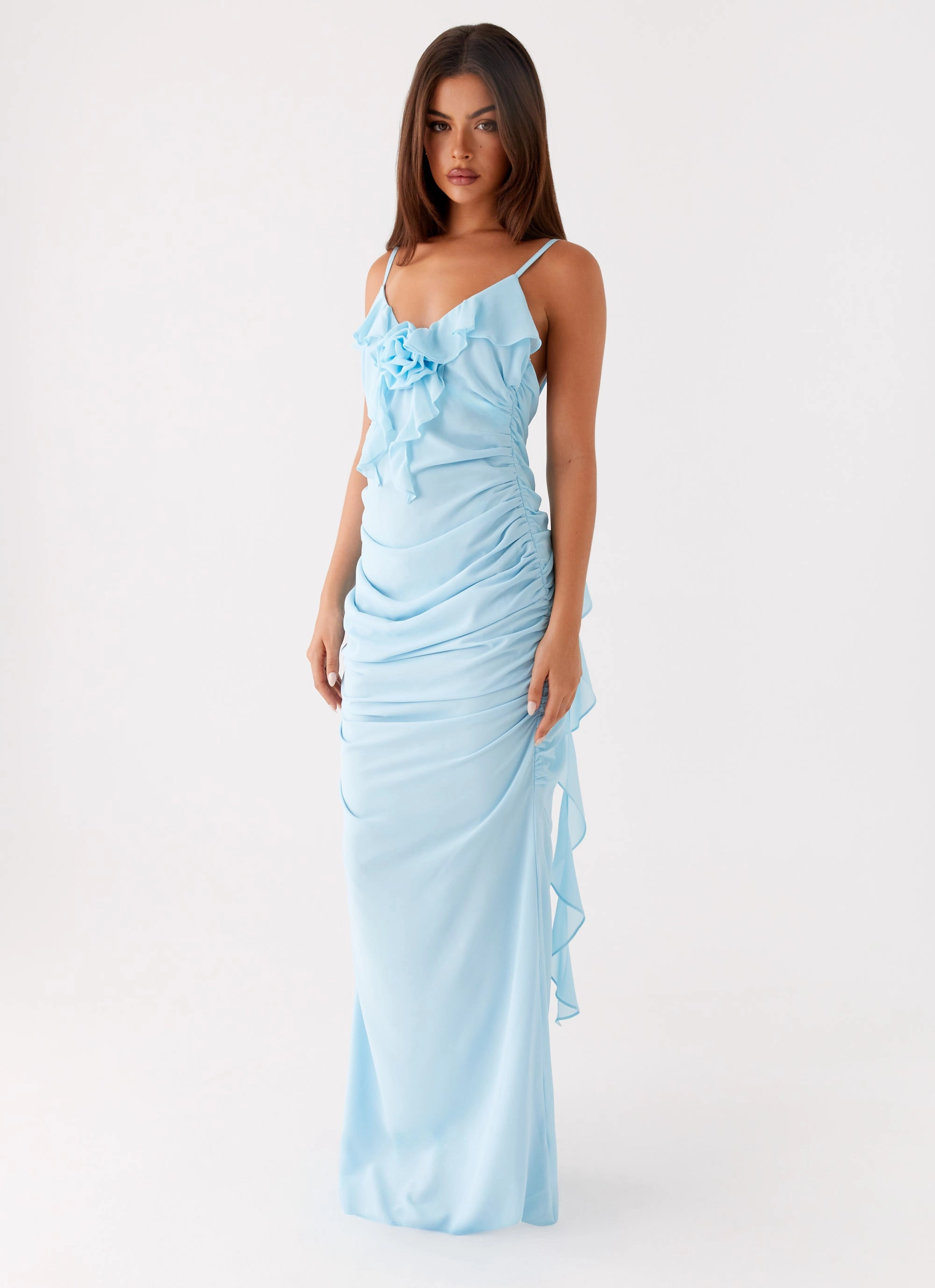Timeless Energy Stylish and Simple Jasmina Maxi Dress - Blue