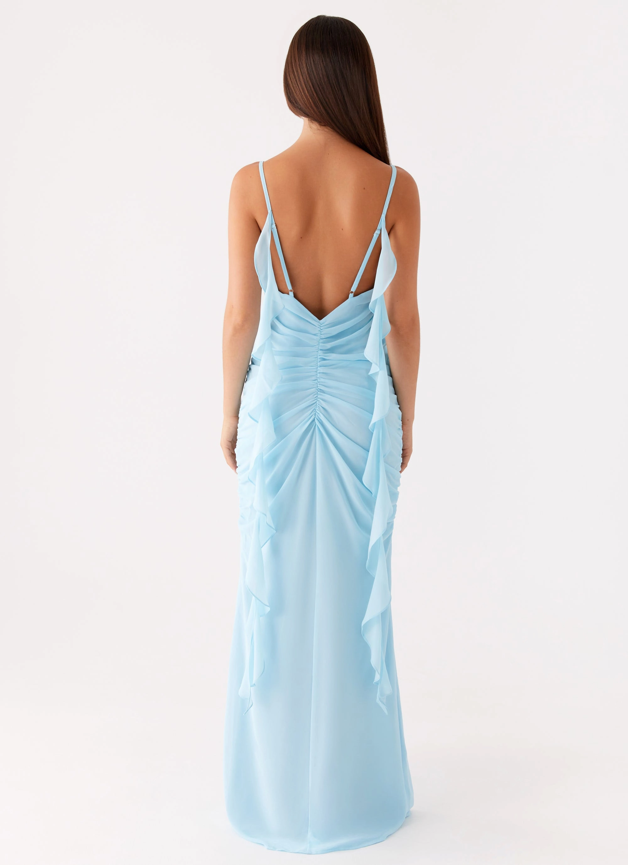Poised Vibe Jasmina Maxi Dress - Blue