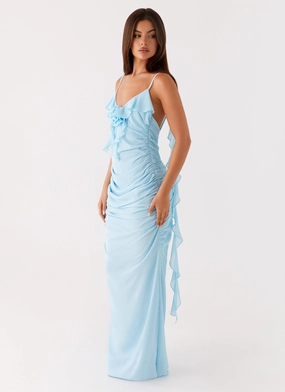 Jasmina Maxi Dress - Blue Modern Wear