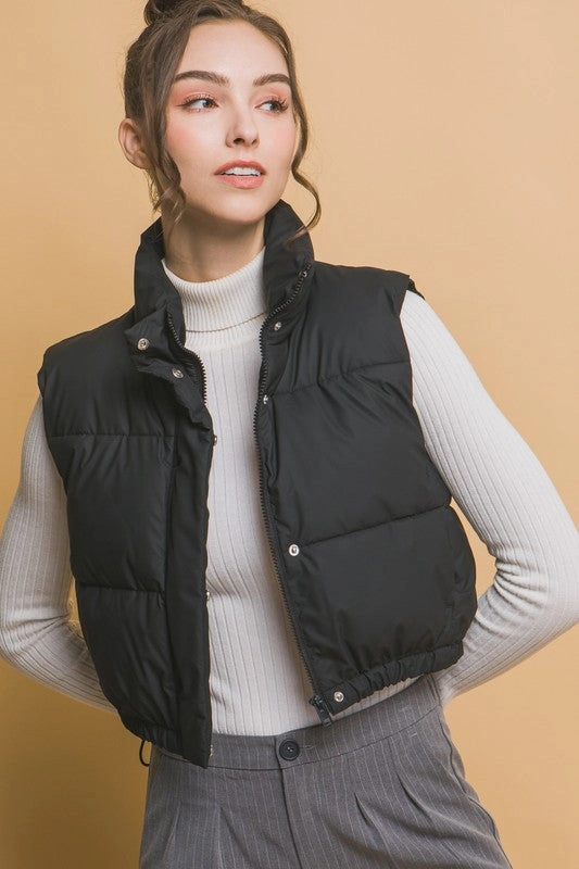 Jenna Puffer Vest Non Restrictive Mobility