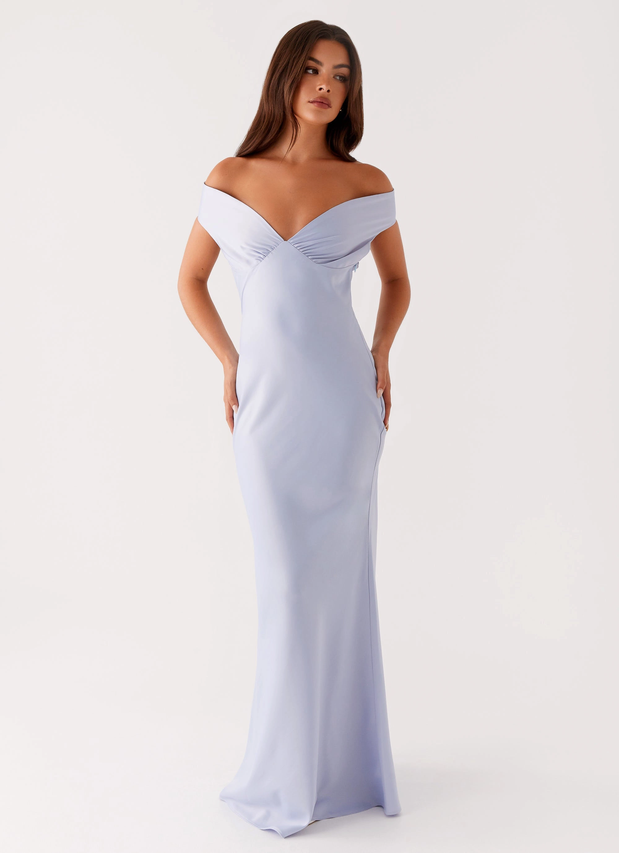 Layered Texture Cozy Vibes Jenner Maxi Dress - Blue