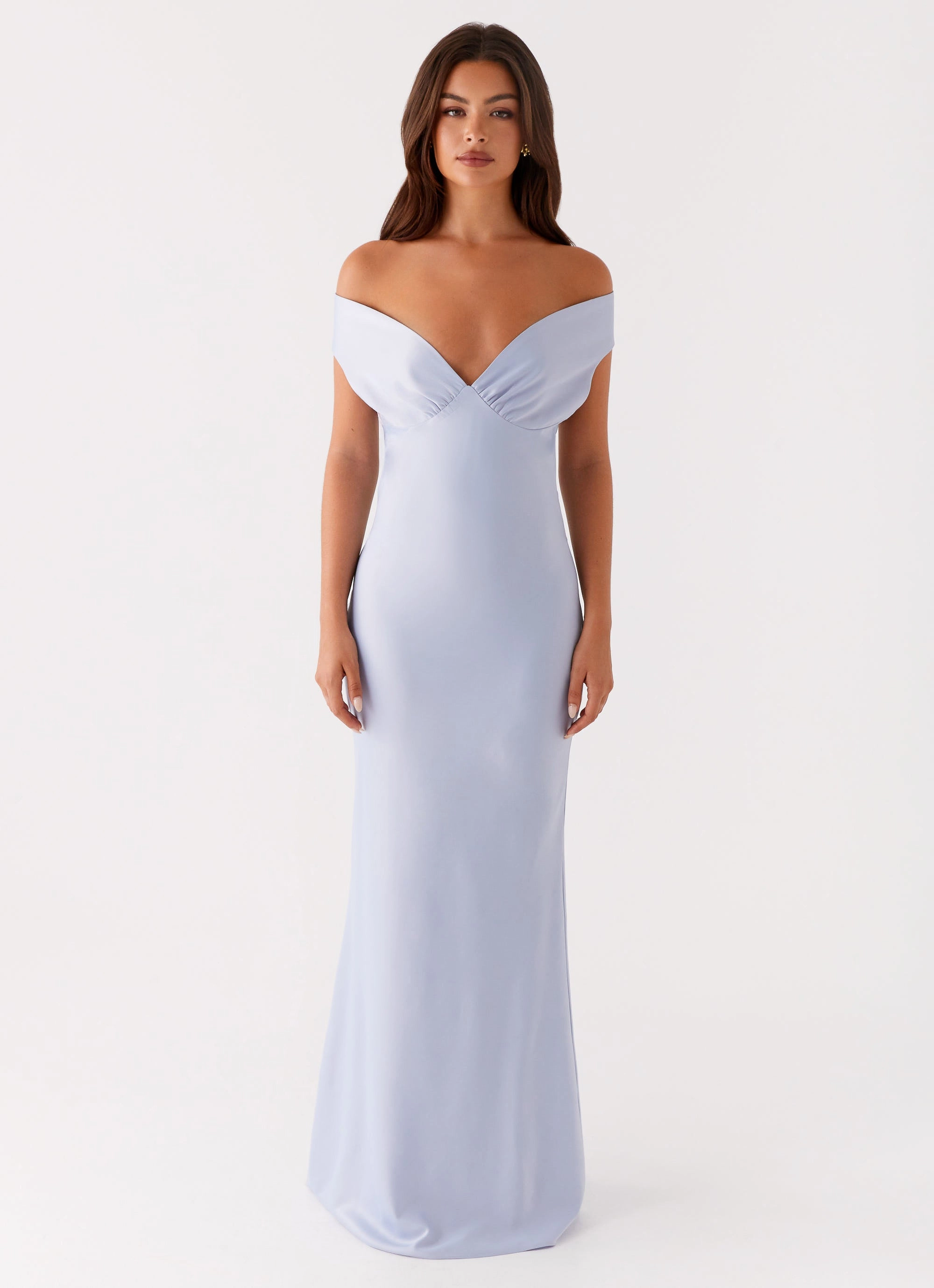 Jenner Maxi Dress - Blue Bright Colors Modern Fit