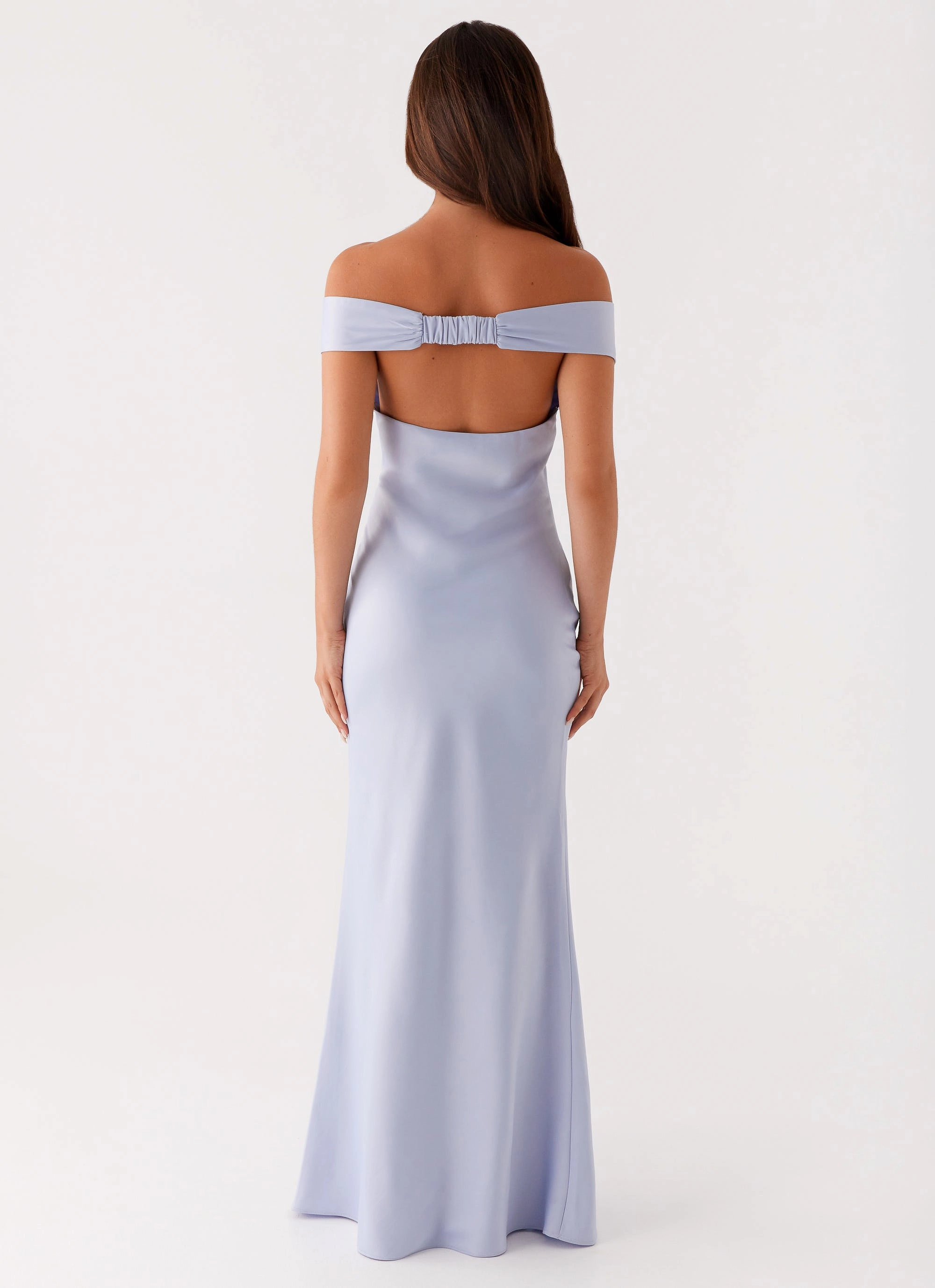 Jenner Maxi Dress - Blue Contemporary Fit