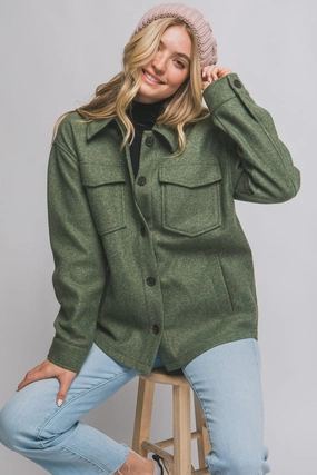 Active Daily Wear Jennie Jq Fleece Shacket