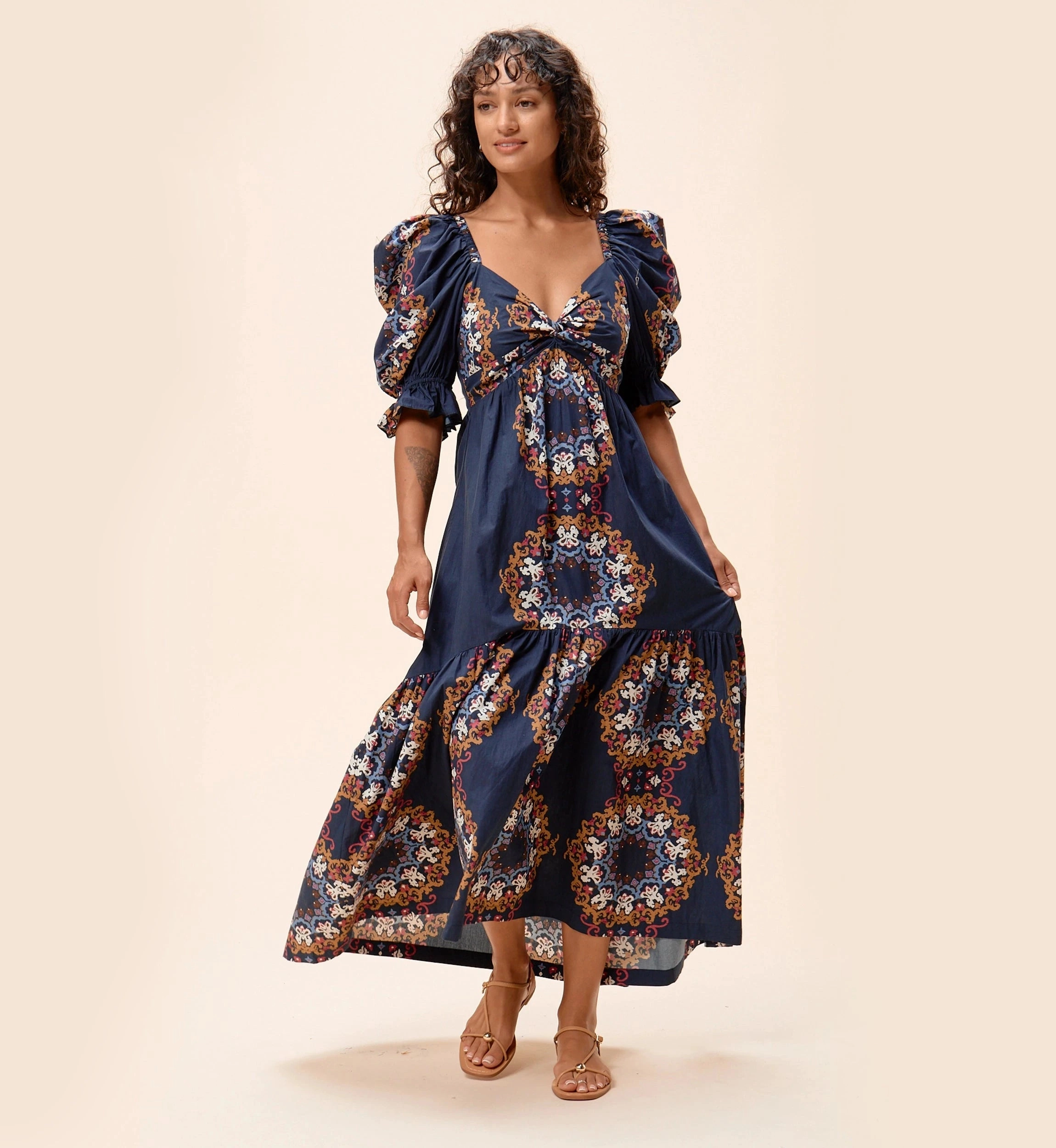 Jewel Ankle Dress | Venezia Blue Flexible Design