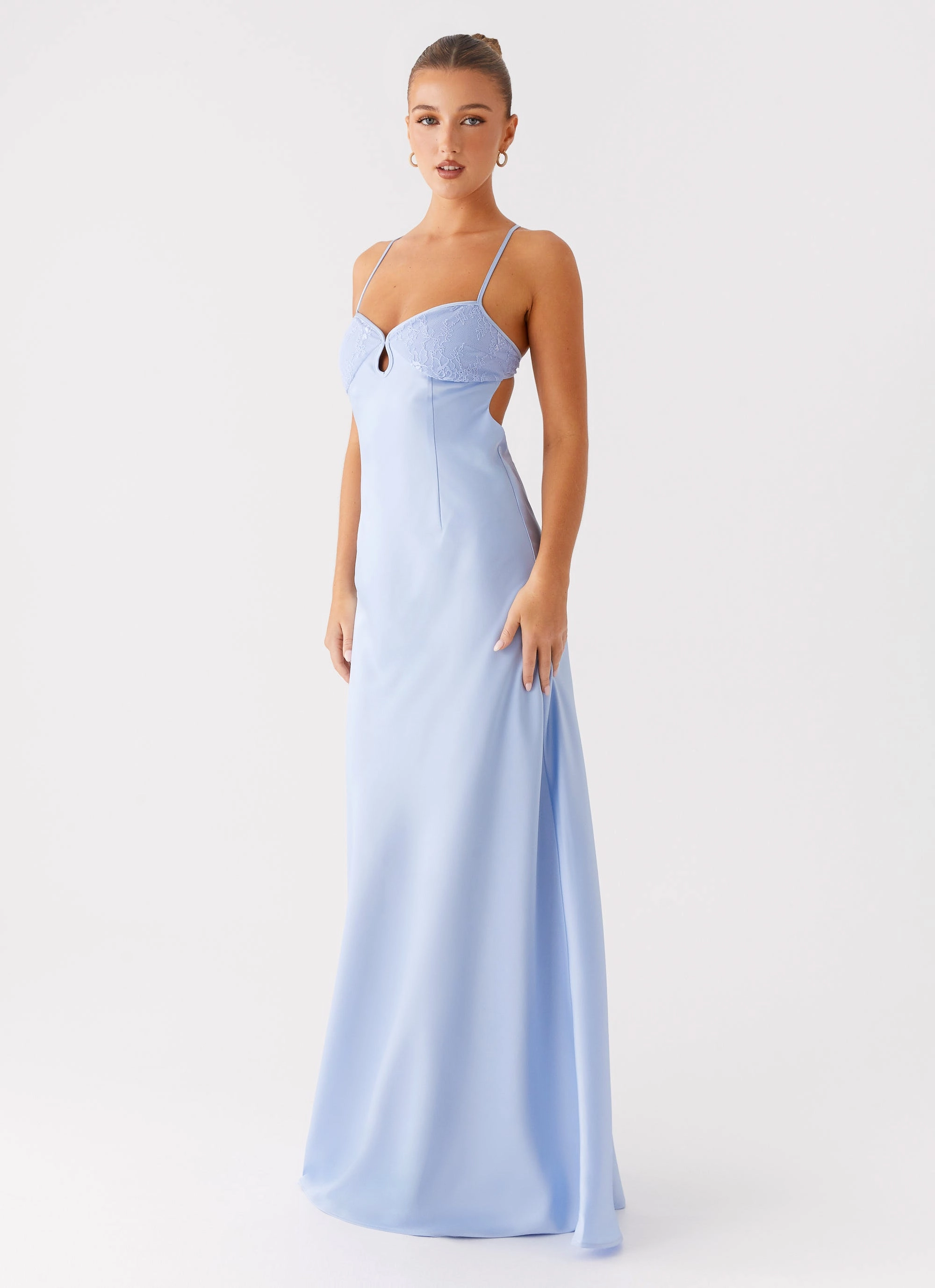Joanie Maxi Dress - Blue Country View