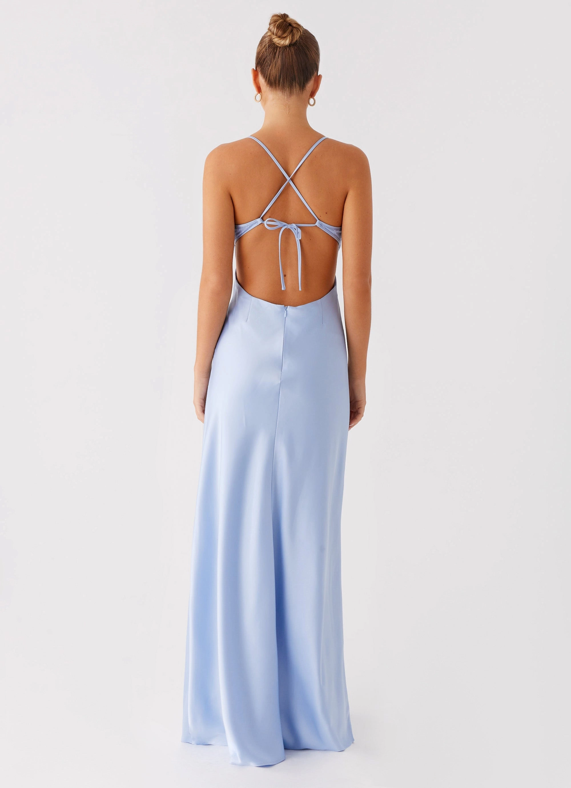 Trendy Appeal Smooth Flow Joanie Maxi Dress - Blue