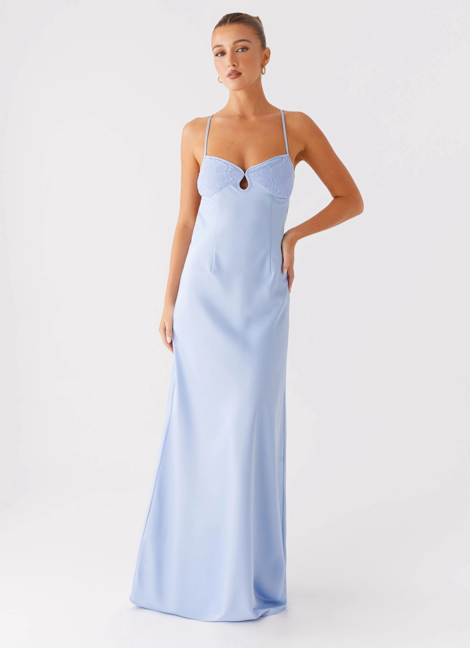 Joanie Maxi Dress - Blue Versatile and Comfortable Polished Finish