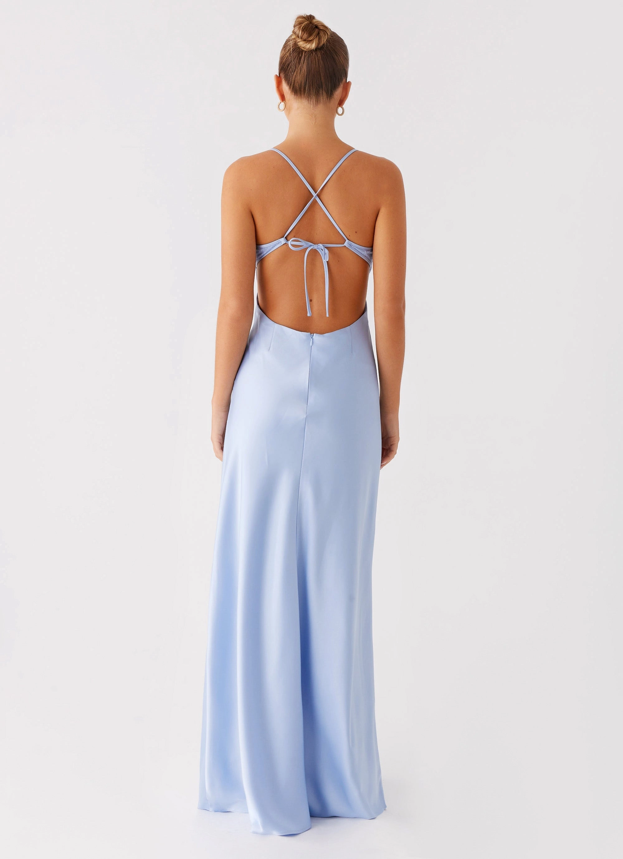 Soft Detail Joanie Maxi Dress - Blue