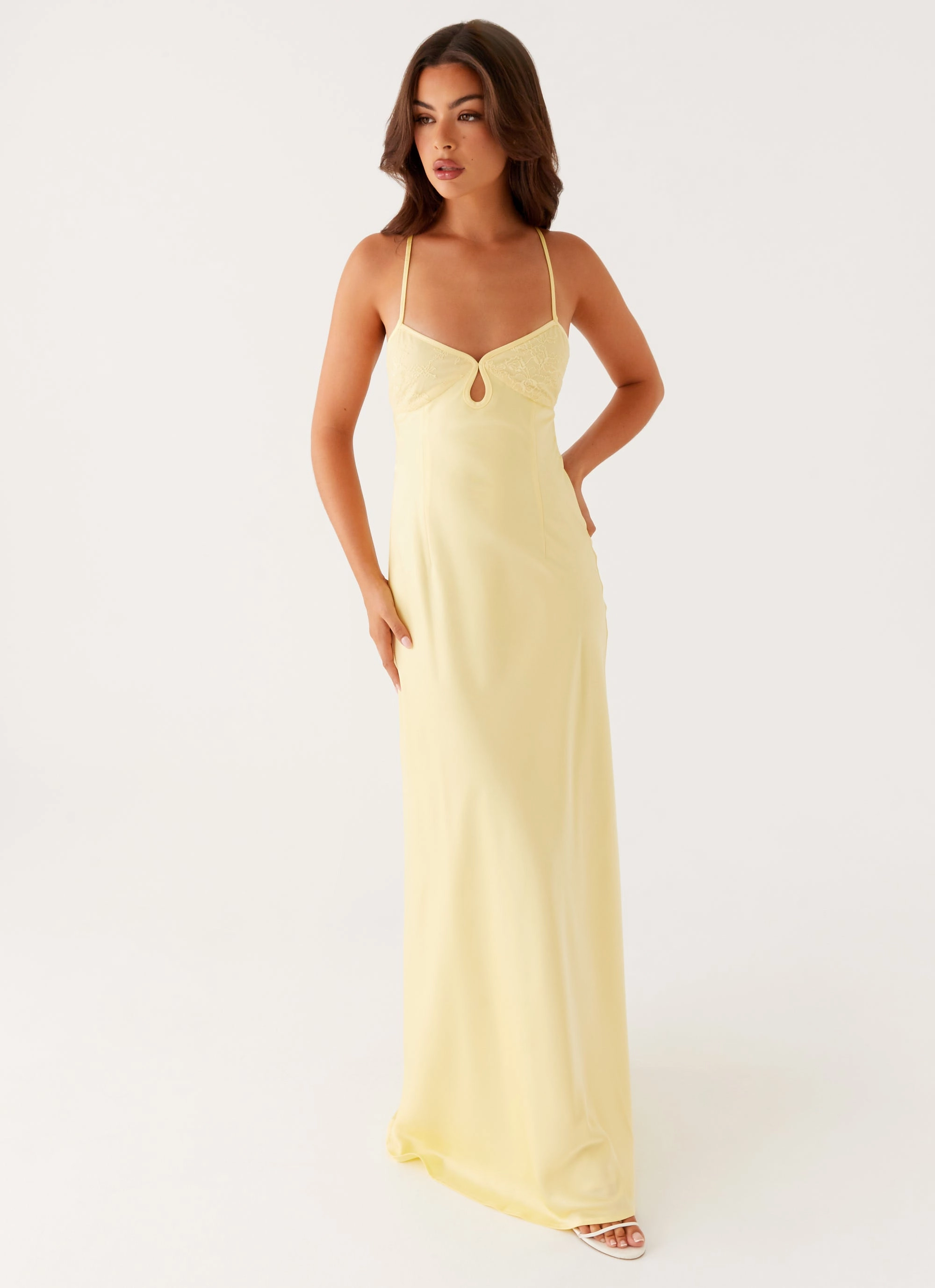 Calm Finish Day Ready Look Joanie Maxi Dress - Yellow
