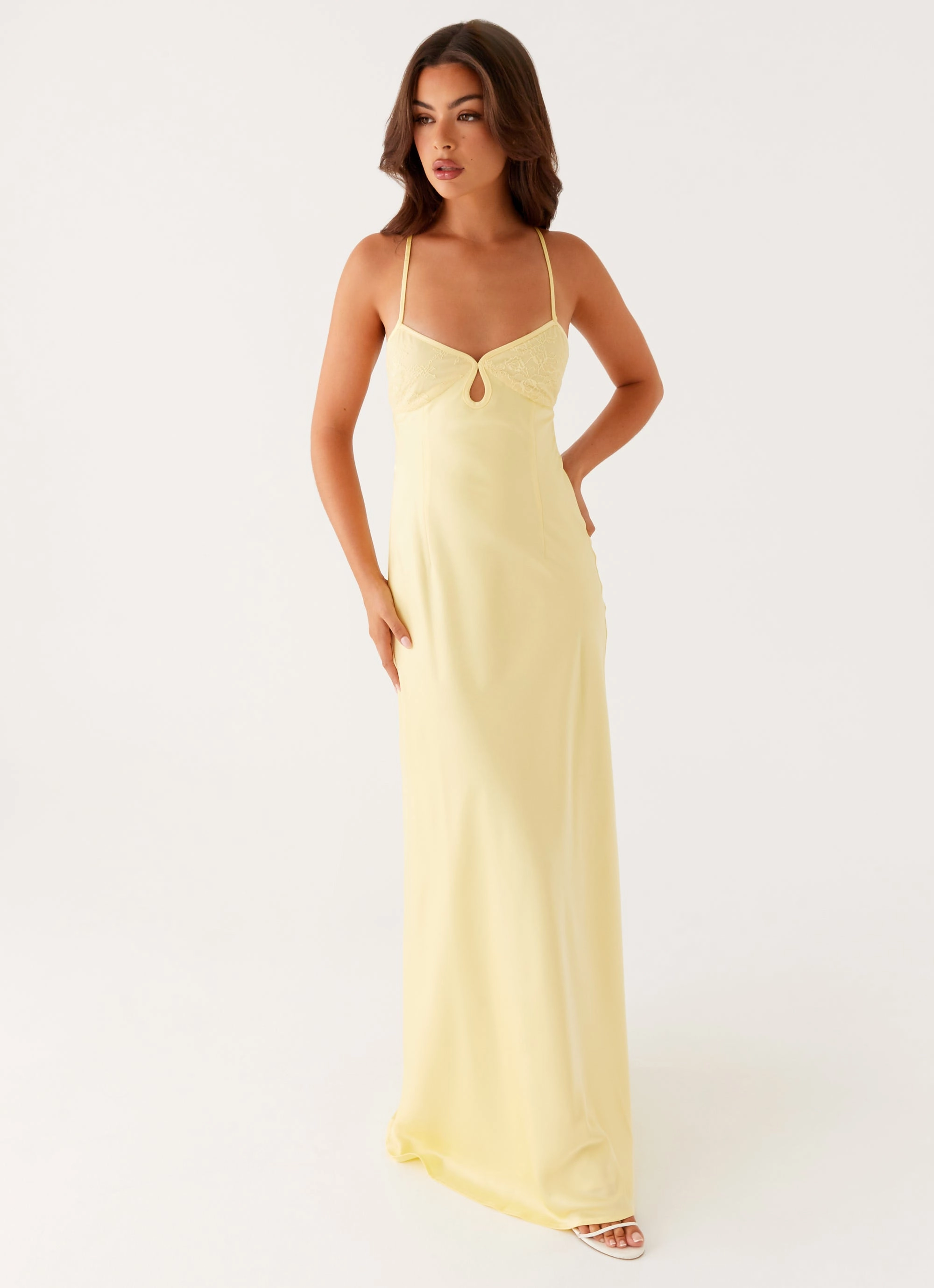 Joanie Maxi Dress - Yellow Chic and Stylish