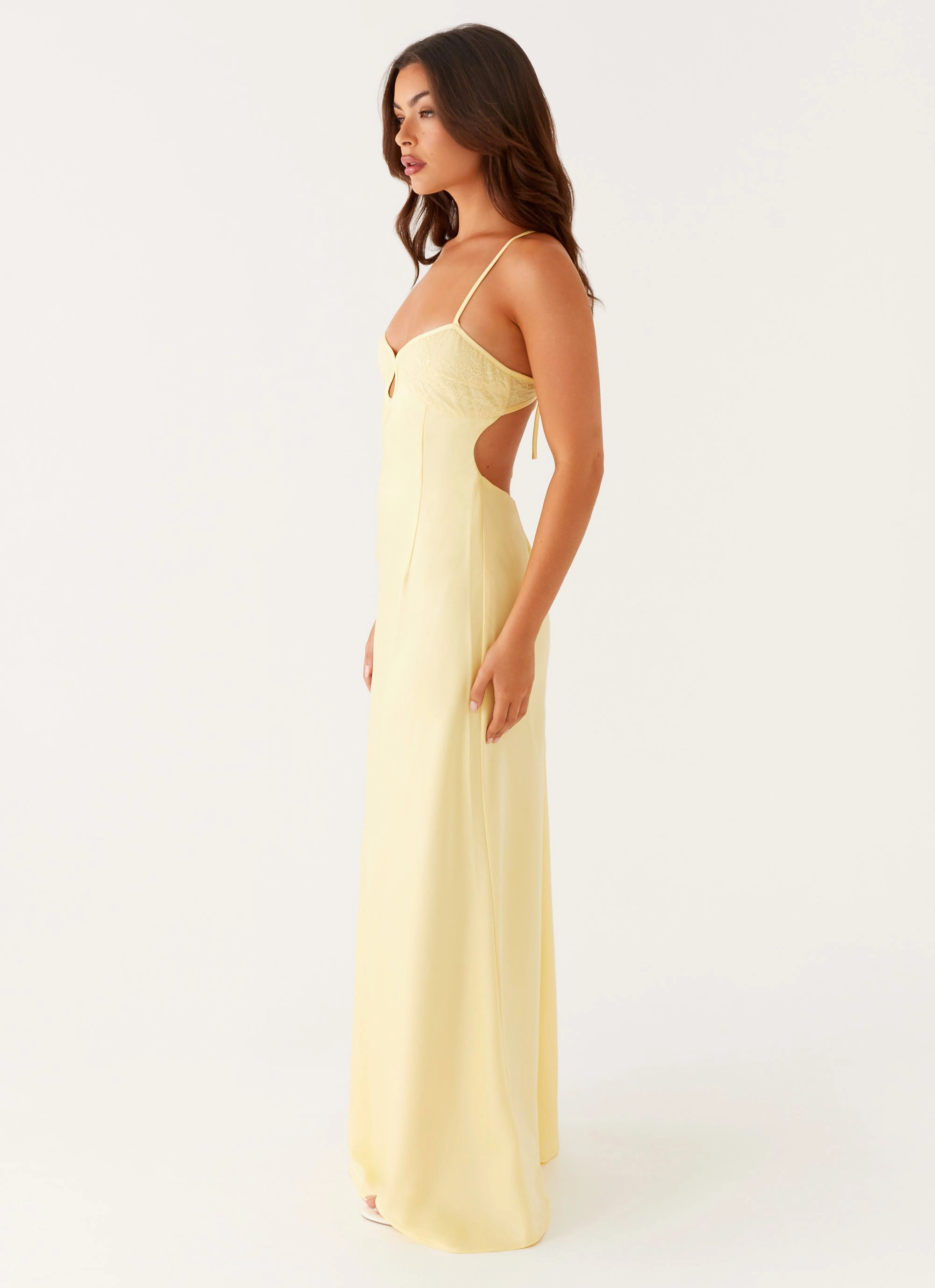 Joanie Maxi Dress - Yellow Playful and flirty dress Air Beauty