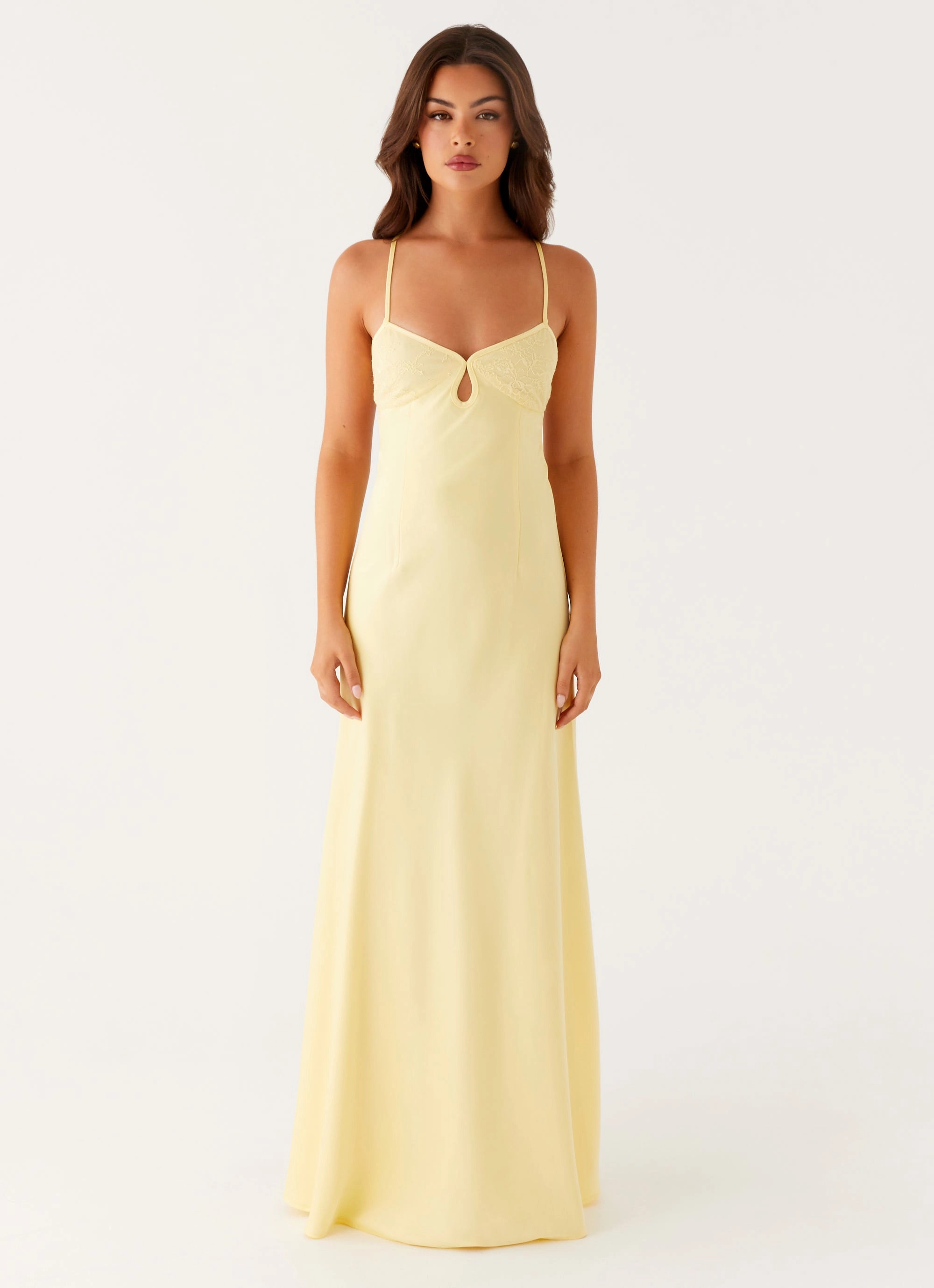 Joanie Maxi Dress - Yellow relaxed elegance Everyday Ready