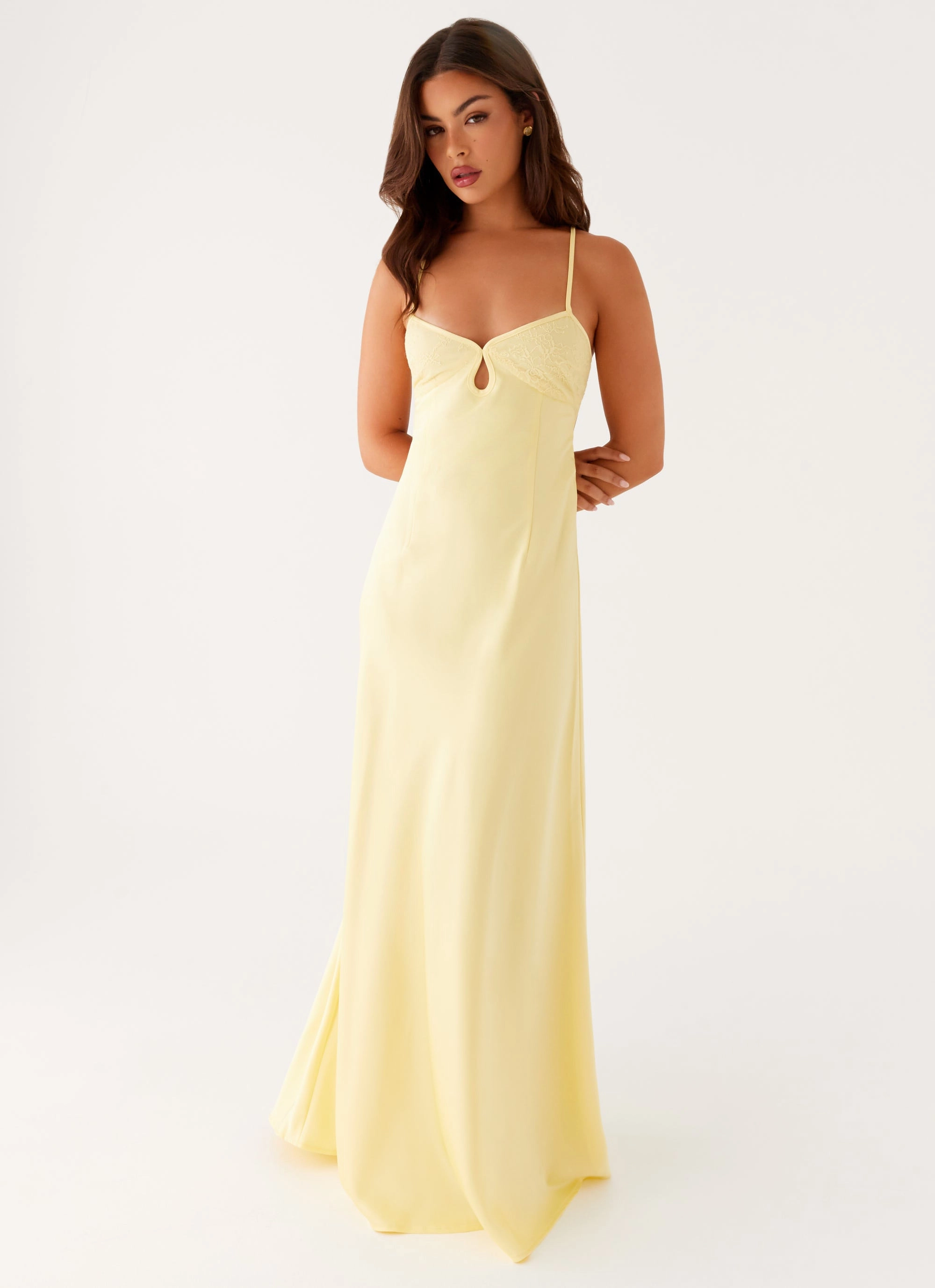 Joanie Maxi Dress - Yellow Lightweight-Comfort