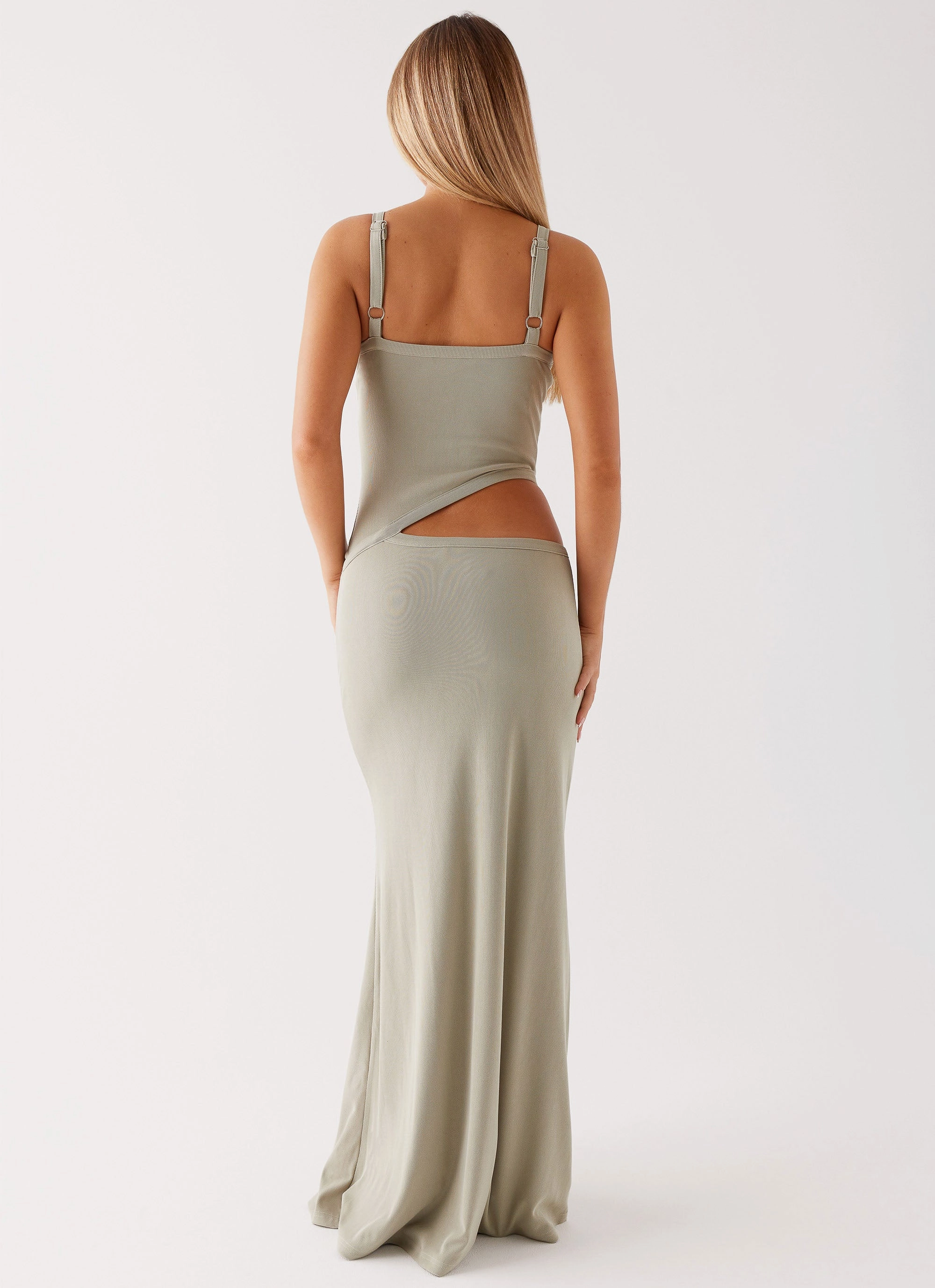 Jocelyn Maxi Dress - Sage Timeless Layering Kimono-Sleeve