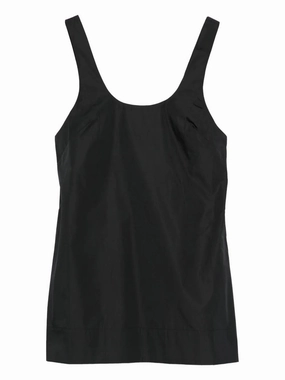 Jordan Mini Dress in Black Gentle Shine