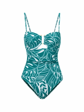 Juliette One Piece In Isle of Palms Lightweight Padding Two-Tone-Design