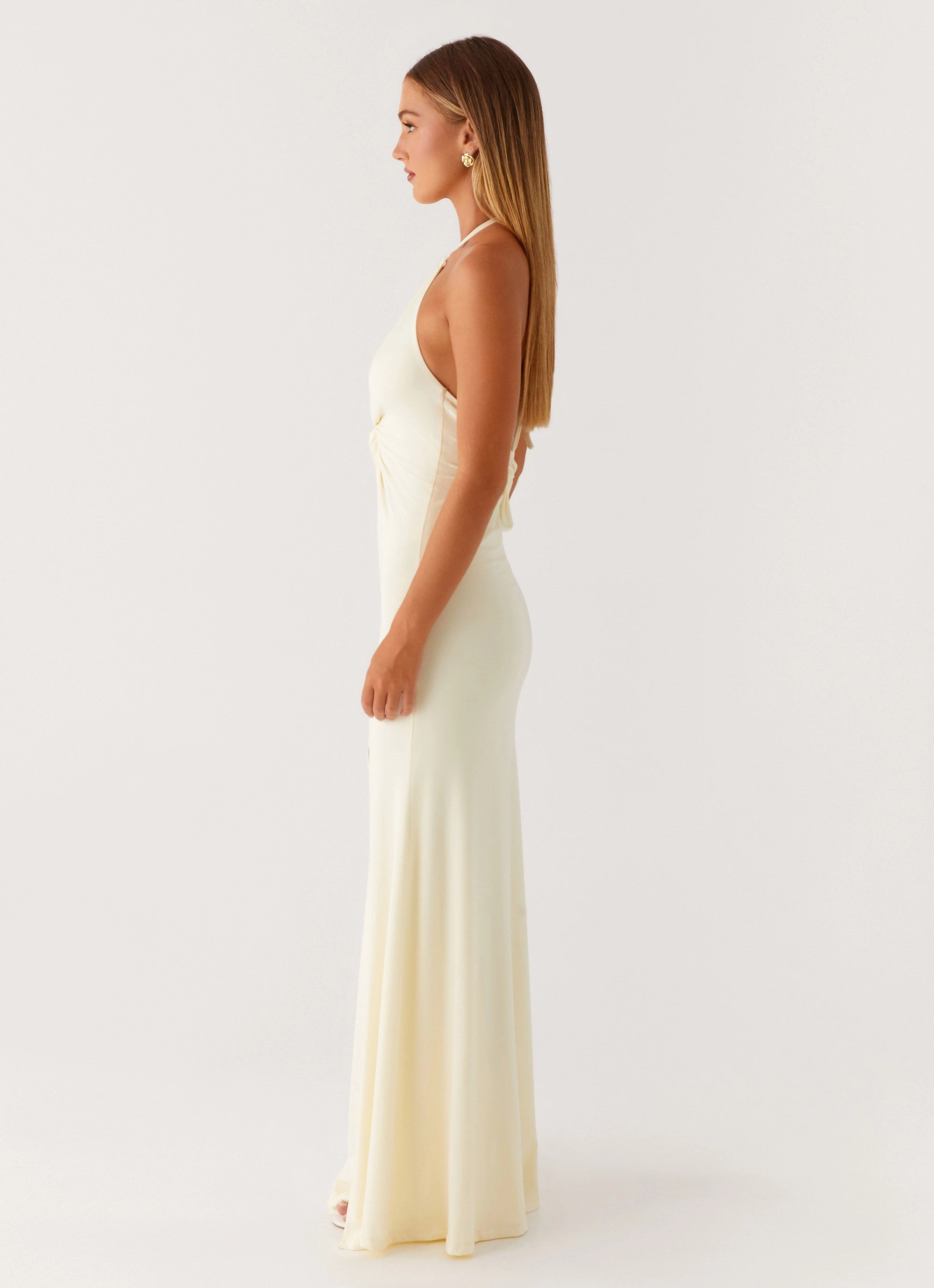 Just In Time Maxi Dress - Yellow Bold Simplicity Whimsical Mood
